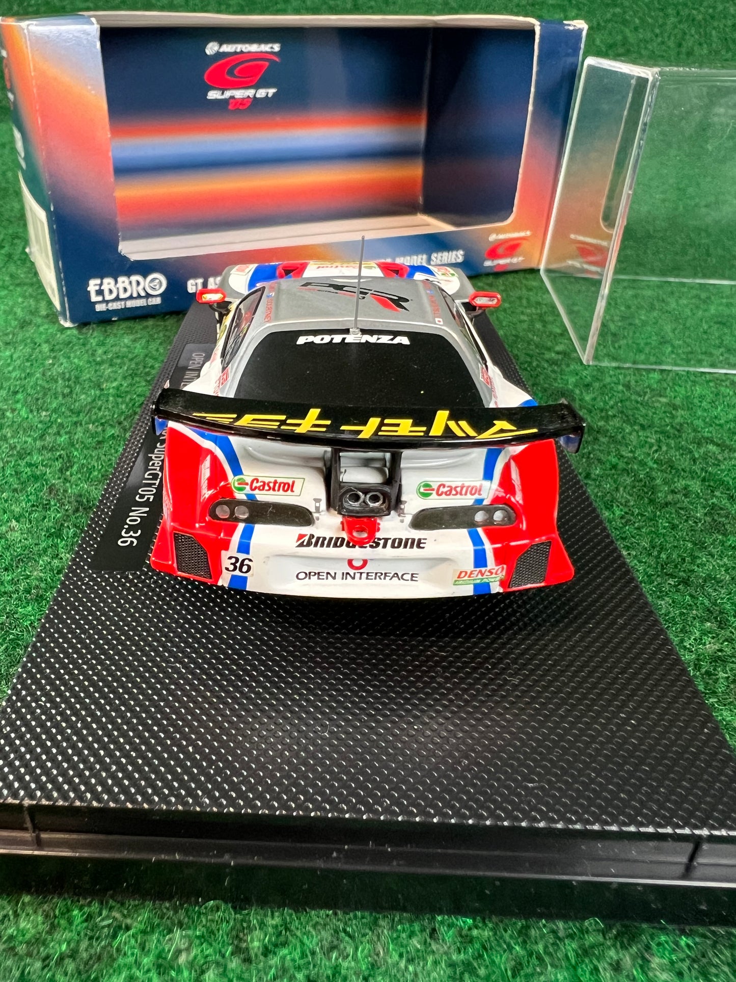 EBBRO 2005 SuperGT Open Interface Toyota Supra 1/43 Scale Diecast