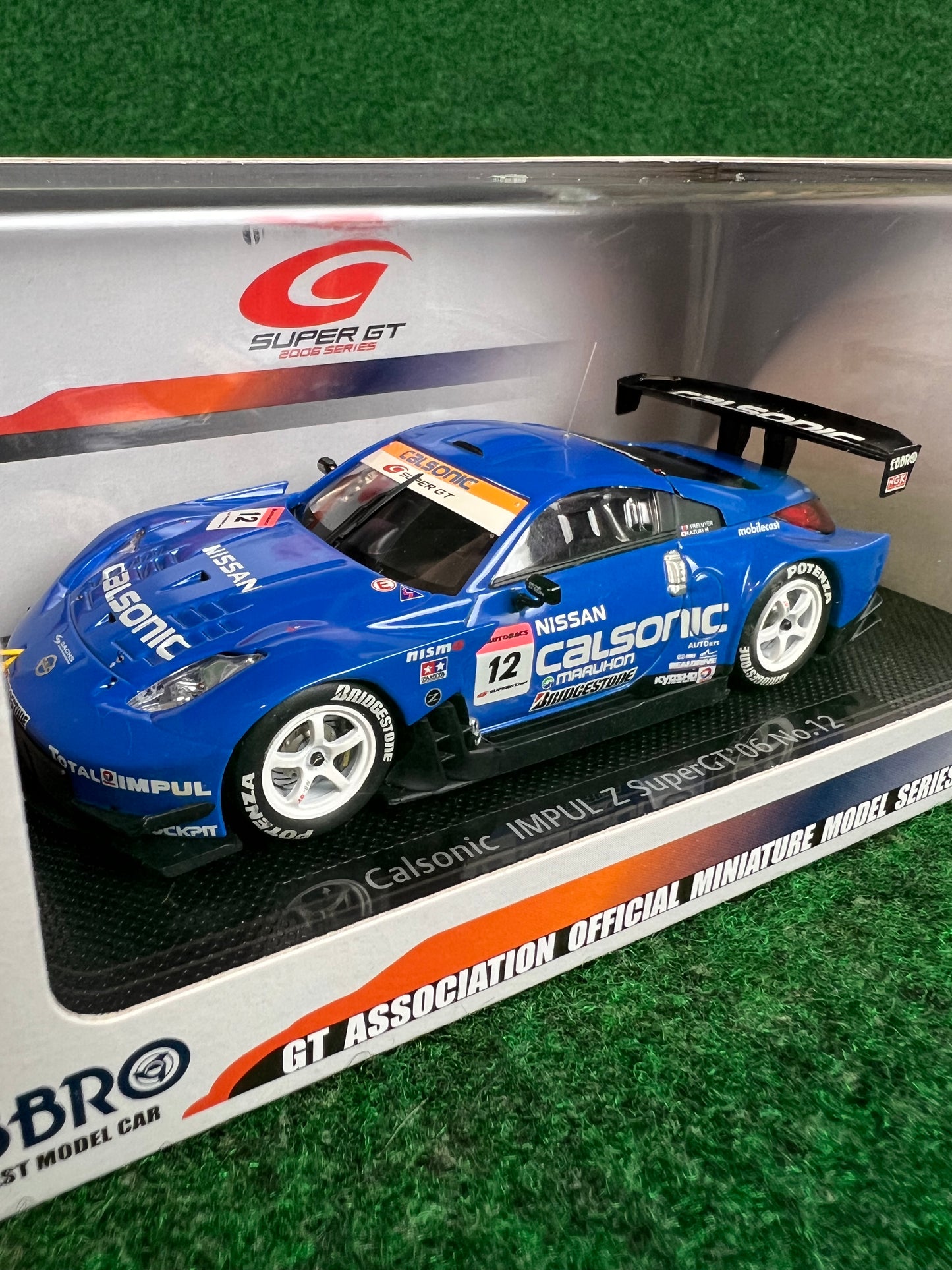 EBBRO Super GT 2006 Calsonic IMPUL Nissan Fairlady Z 1/43 Scale Diecast