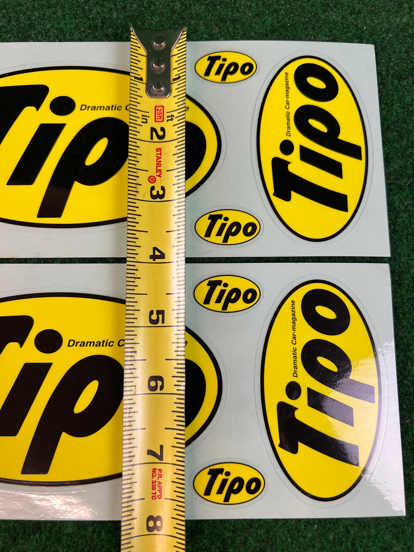 Tipo Logo Sticker Sheet Set