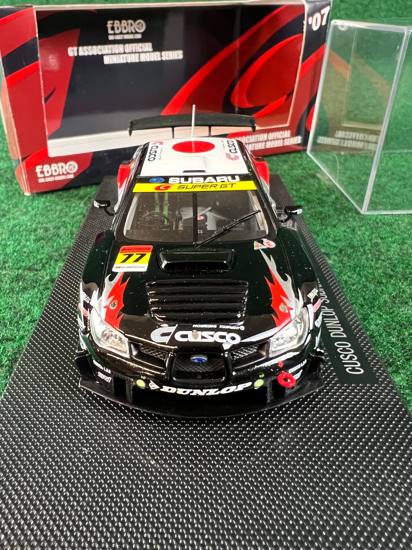 EBBRO SuperGT 2007 #77 Cusco Dunlop Subaru Impreza WRX STI 1/43 Scale Diecast