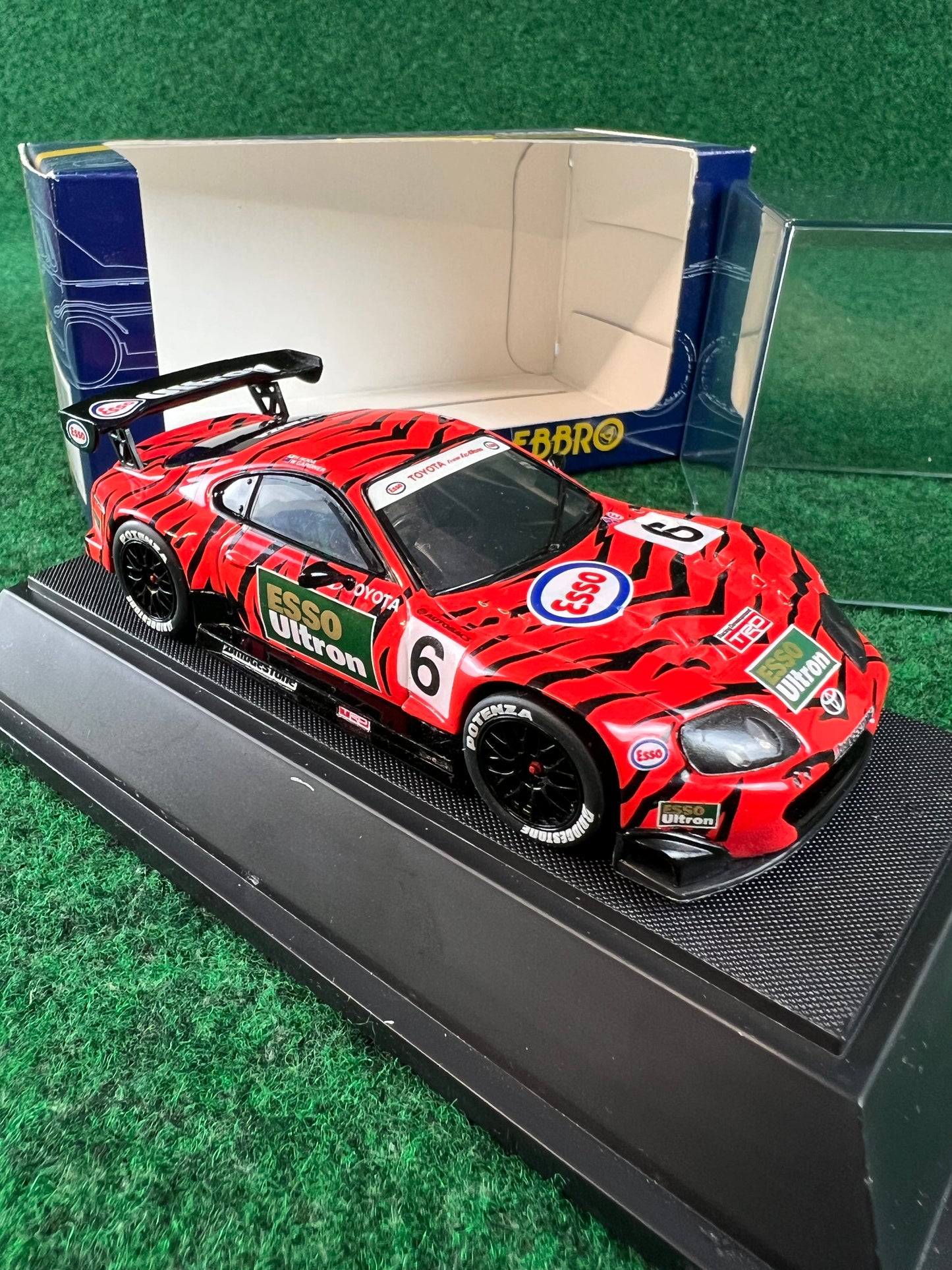EBBRO Trendies - ESSO Ultron Toyota Supra 2000 (Red & Black) 1/43 Scale Diecast