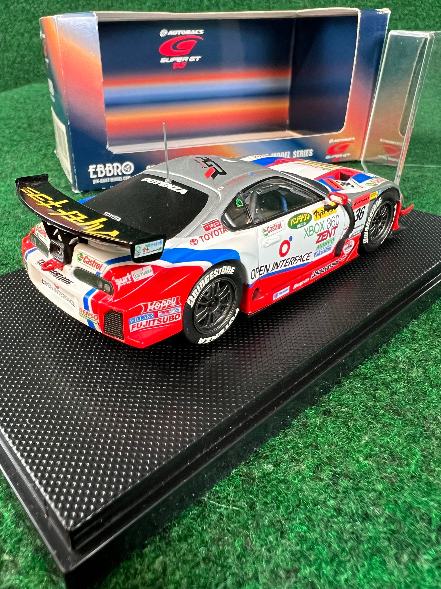 EBBRO 2005 SuperGT Open Interface Toyota Supra 1/43 Scale Diecast