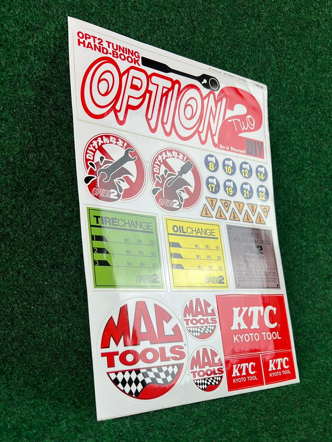 Option2 DIY (KTC & MAC Tools) Sticker Sheet