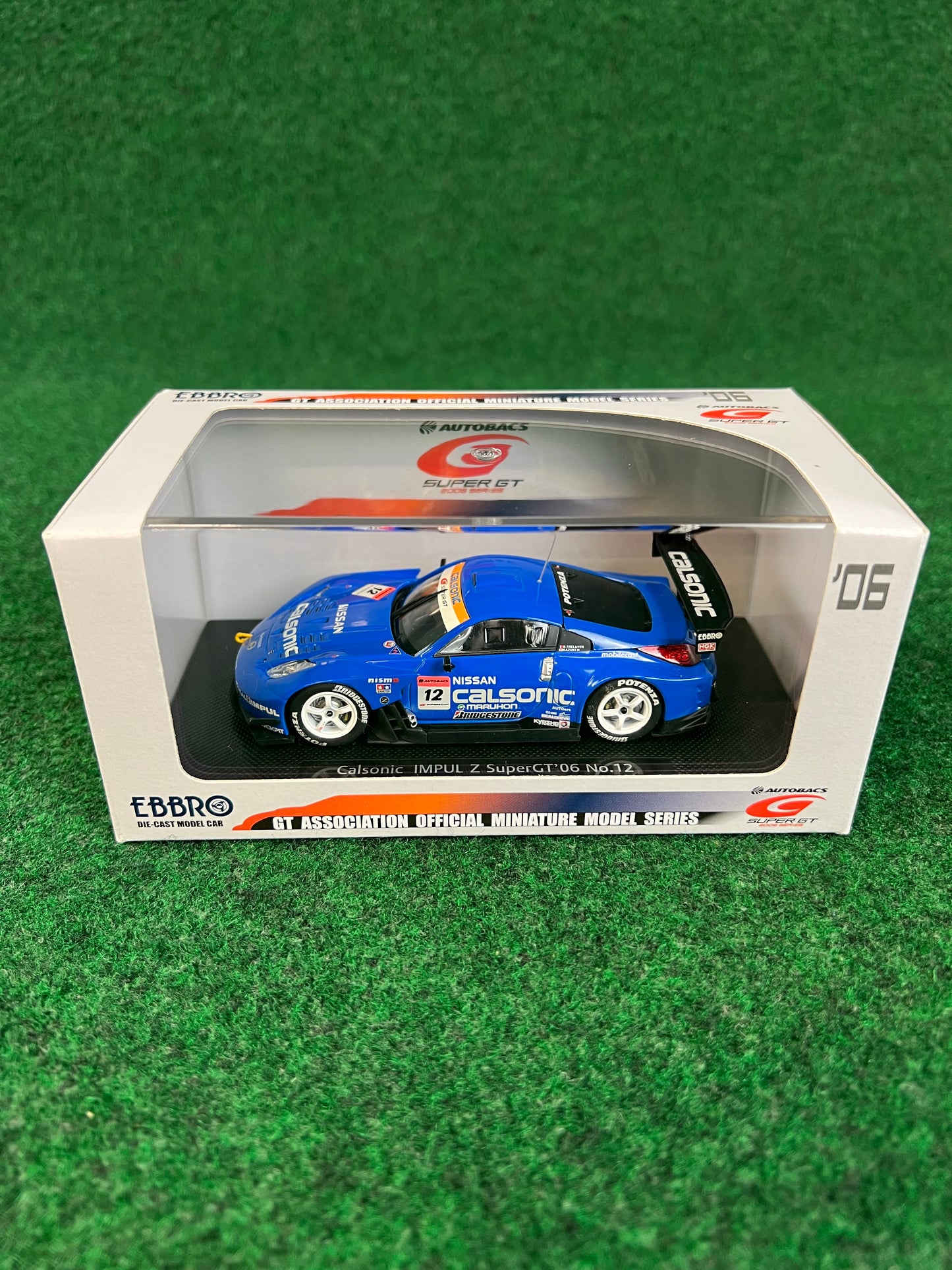 EBBRO Super GT 2006 Calsonic IMPUL Nissan Fairlady Z 1/43 Scale Diecast