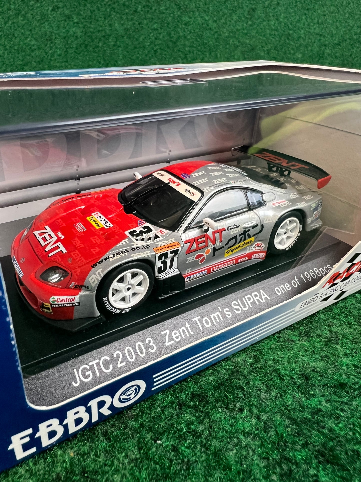 EBBRO - 2003 Zent Tom's Toyota Supra 1/43 Scale Diecast