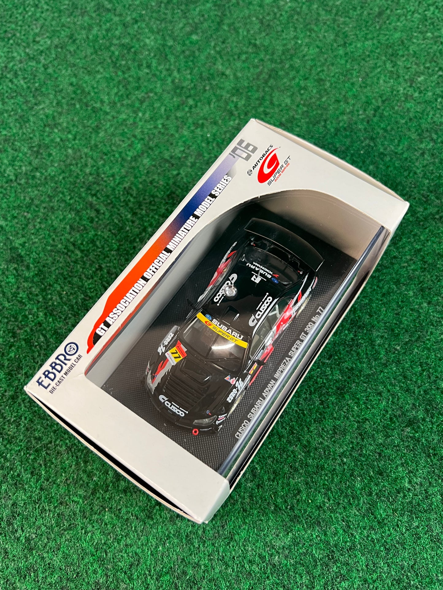 EBBRO SuperGT 2006 #77 Cusco Dunlop Subaru Impreza WRX STI 1/43 Scale Diecast