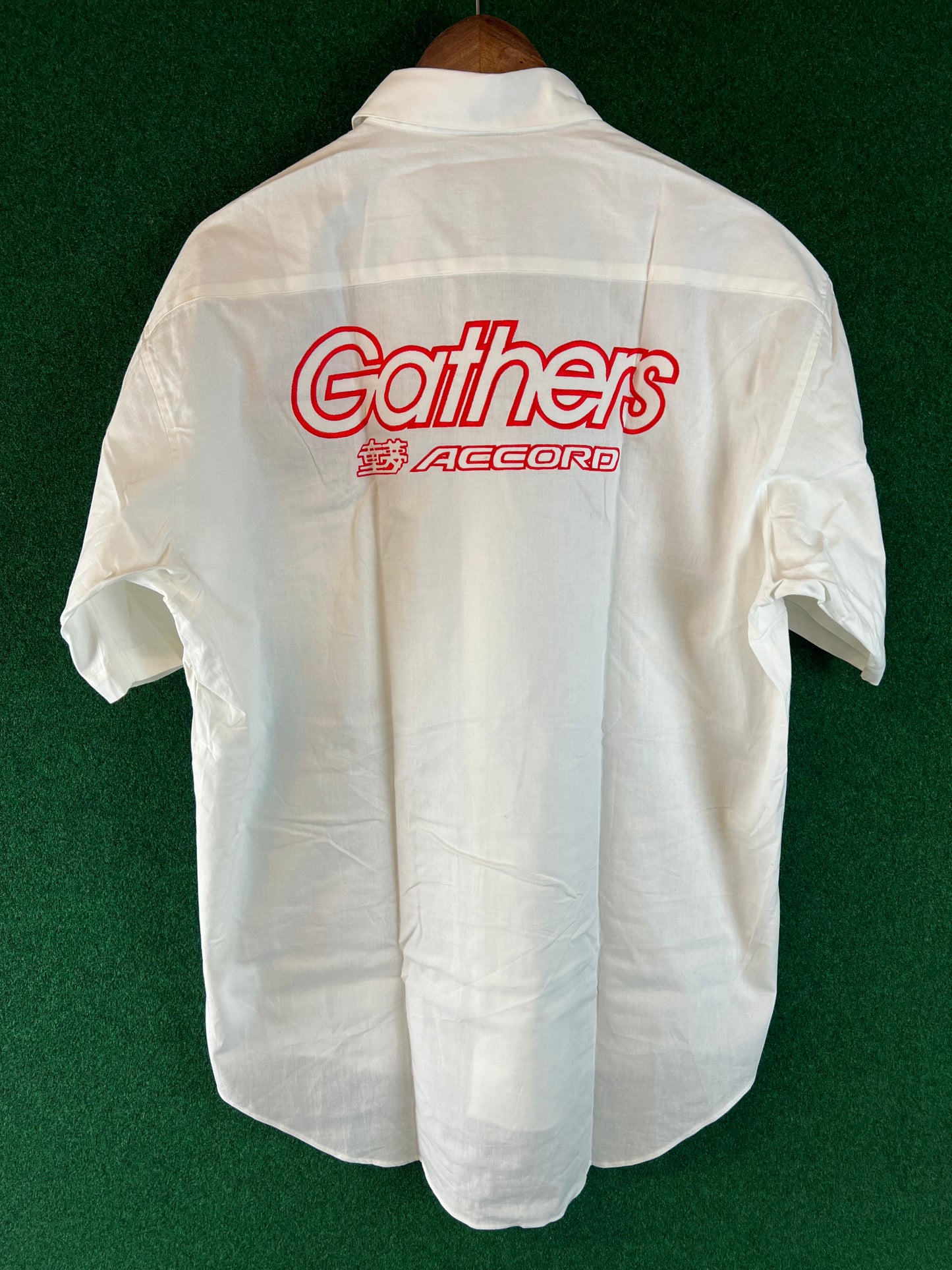 Gathers Honda - Honda Collection JTCC 1997 Honda Accord Buttondown Staff Shirt and #33 Okada Raceday Fan Cheering Flag Set