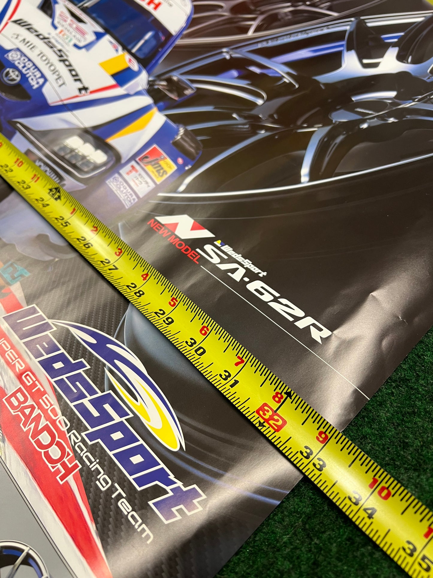 WedsSport - ADVAN GR Toyota Supra A90 (Doublesided) Poster
