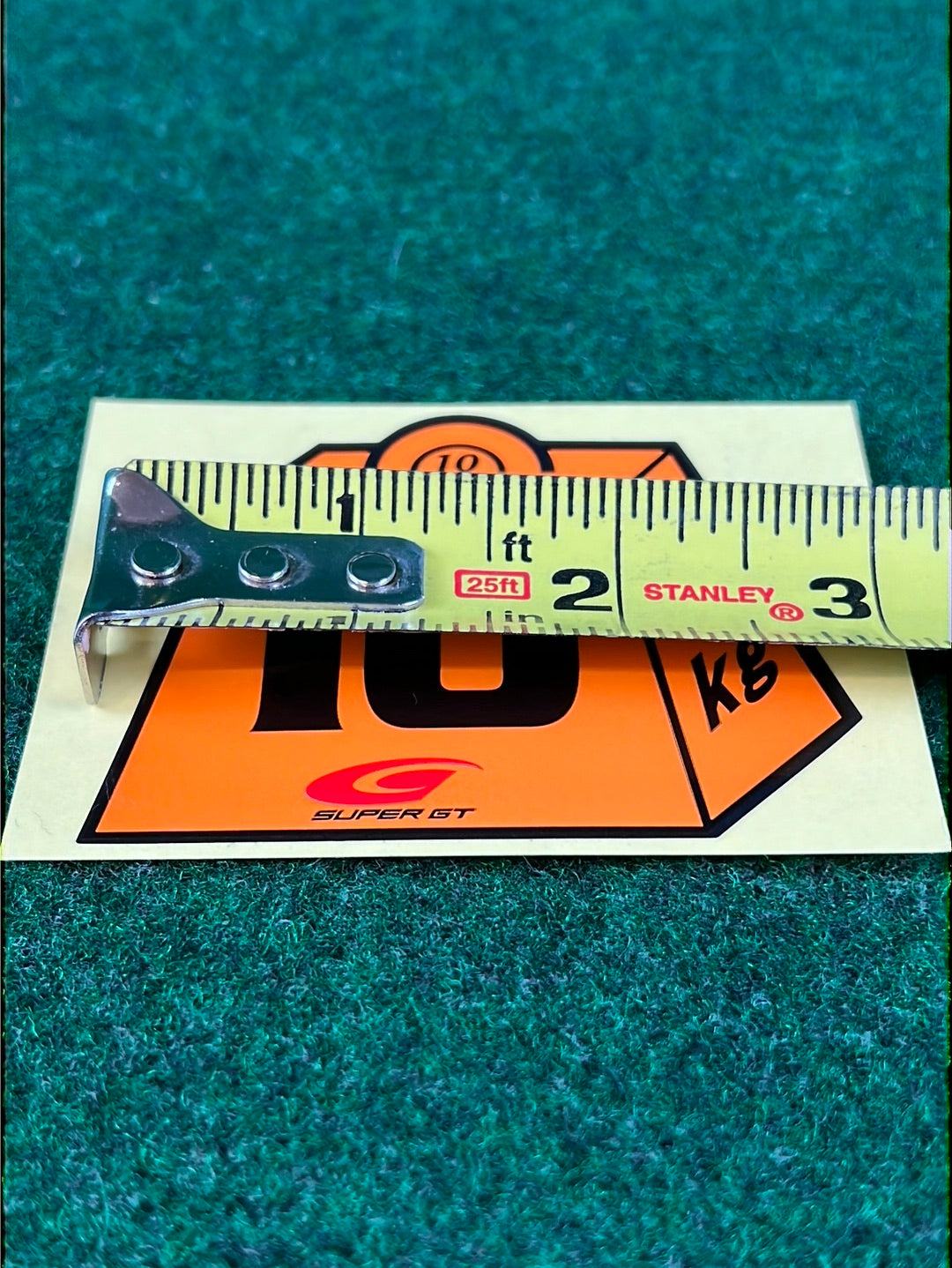 Super GT 2010 - Commemorative 10KG Weight Penalty Collectible Sticker