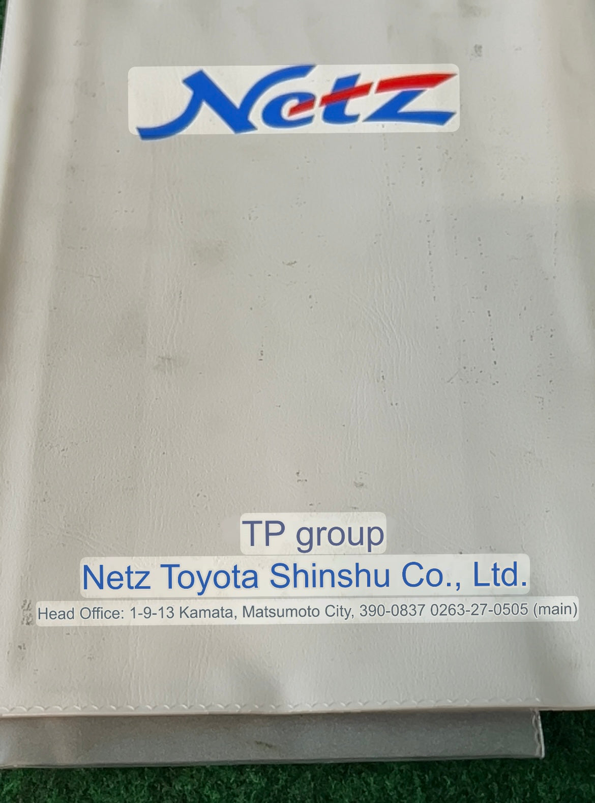NETZ - Toyota Shinshu Japanese Dealership Document Folder Case