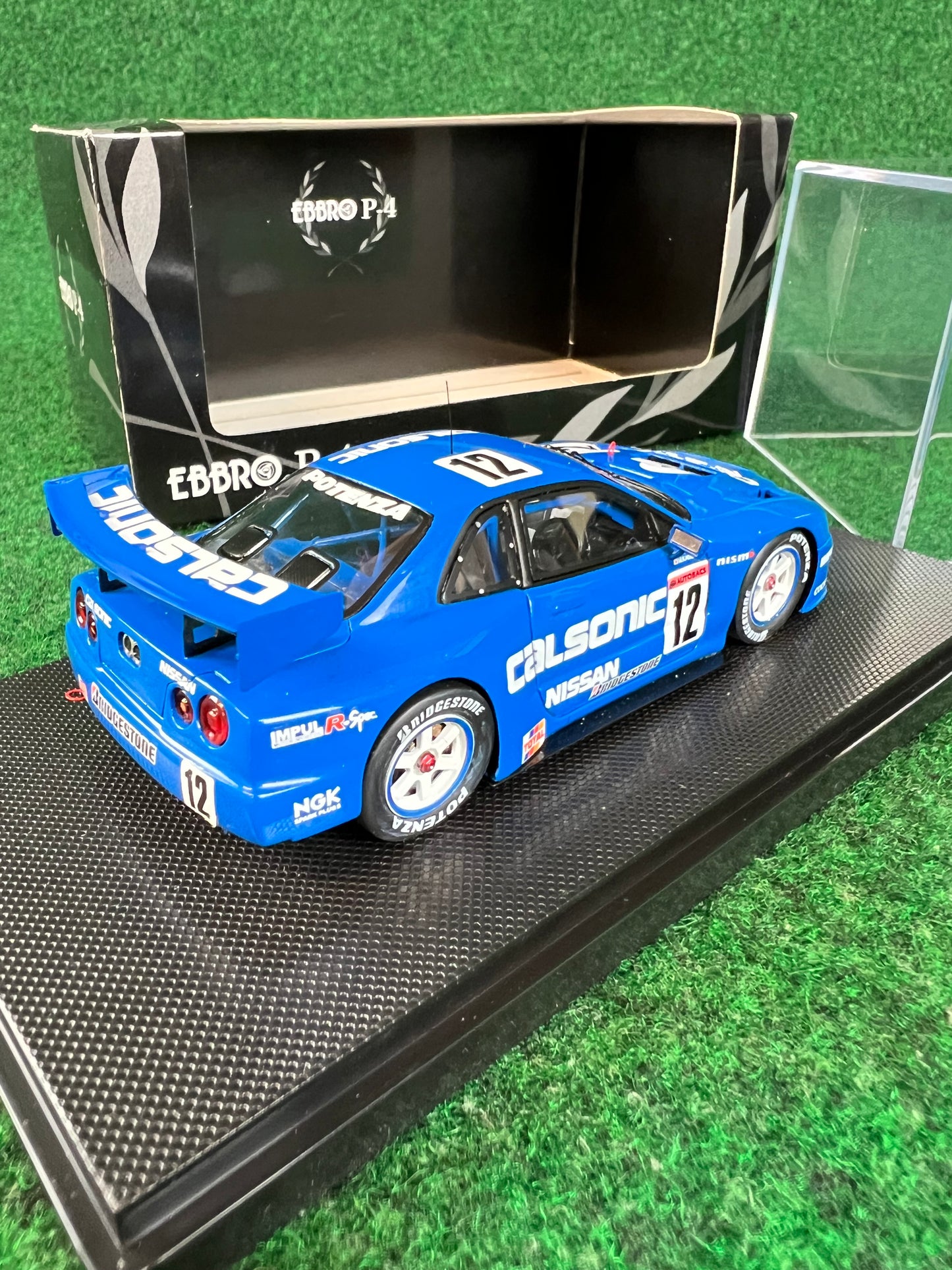 EBBRO P-4 - JGTC 1999 Calsonic Nissan Skyline R34 GTR 1/43 Scale Diecast