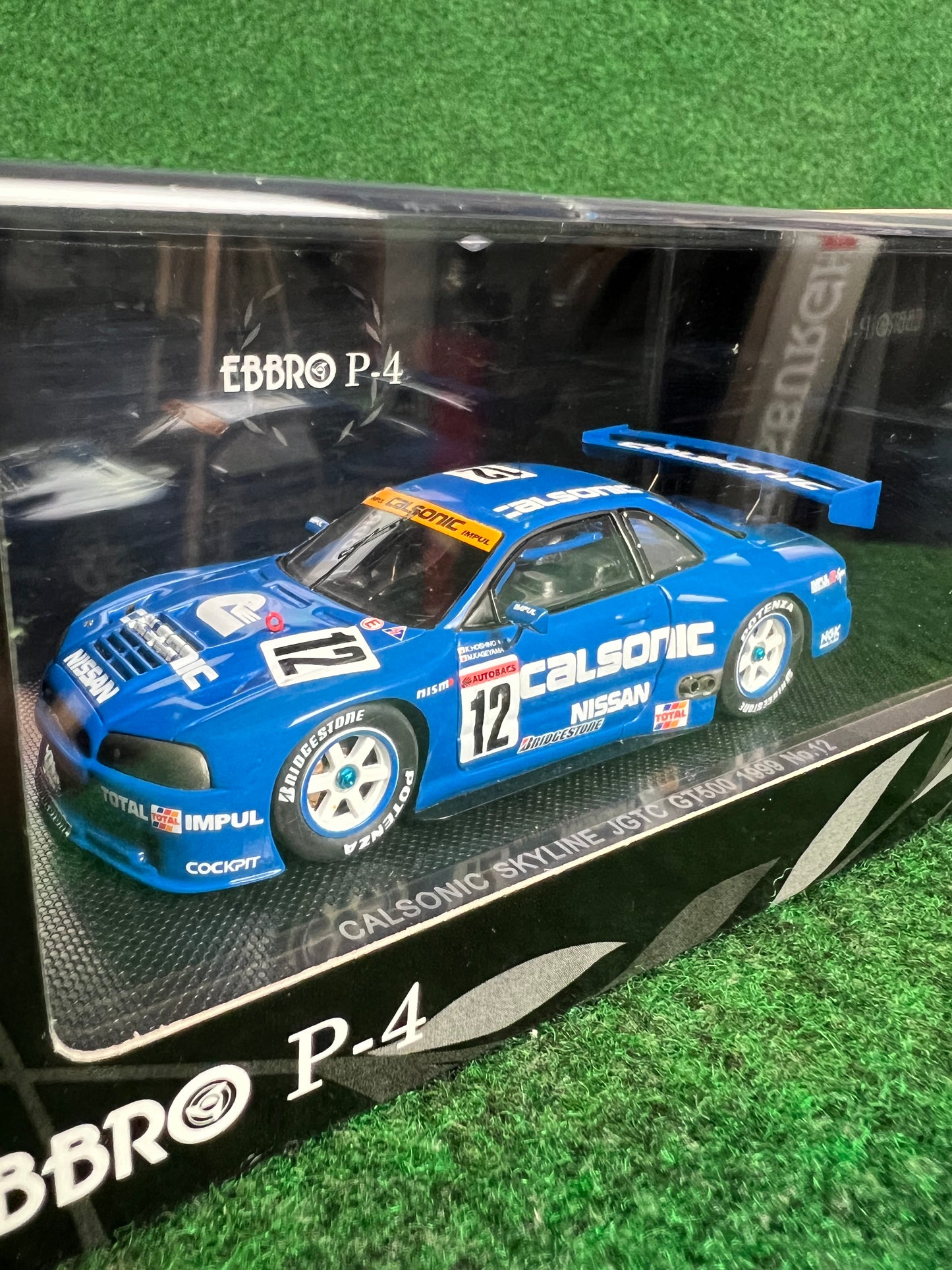 EBBRO P-4 - JGTC 1999 Calsonic Nissan Skyline R34 GTR 1/43 Scale Diecast