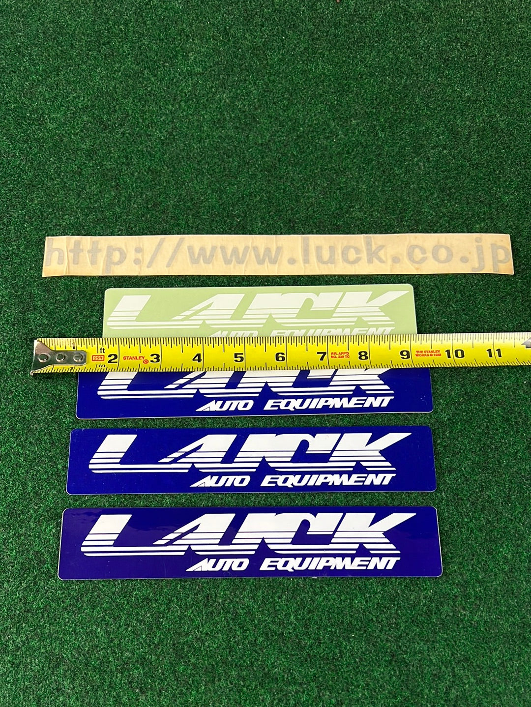 LUCK Auto Equipment Sticker Set of 5