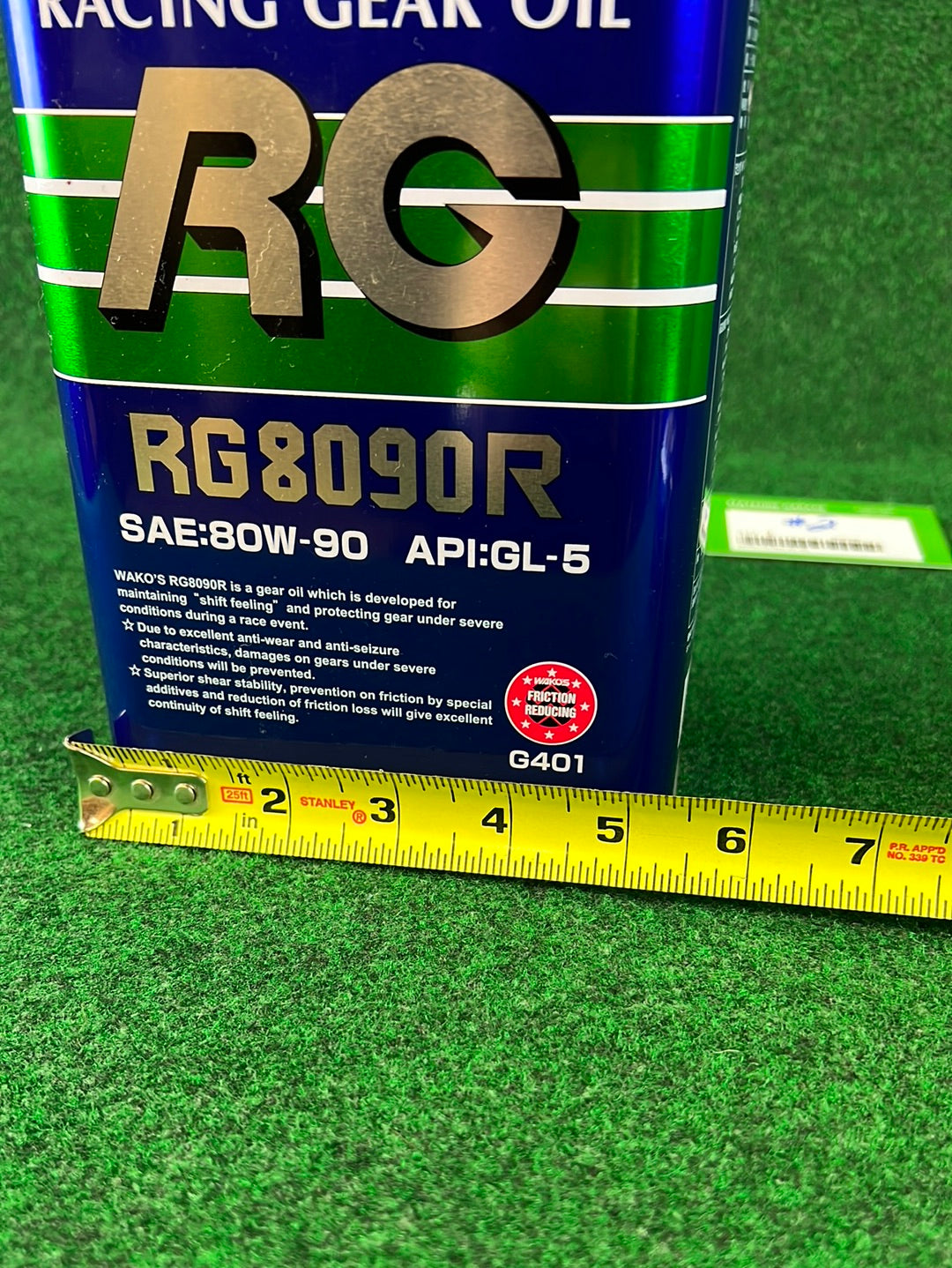 WAKO’S Racing Gear Oil RG 8090 R Oil Can (2)