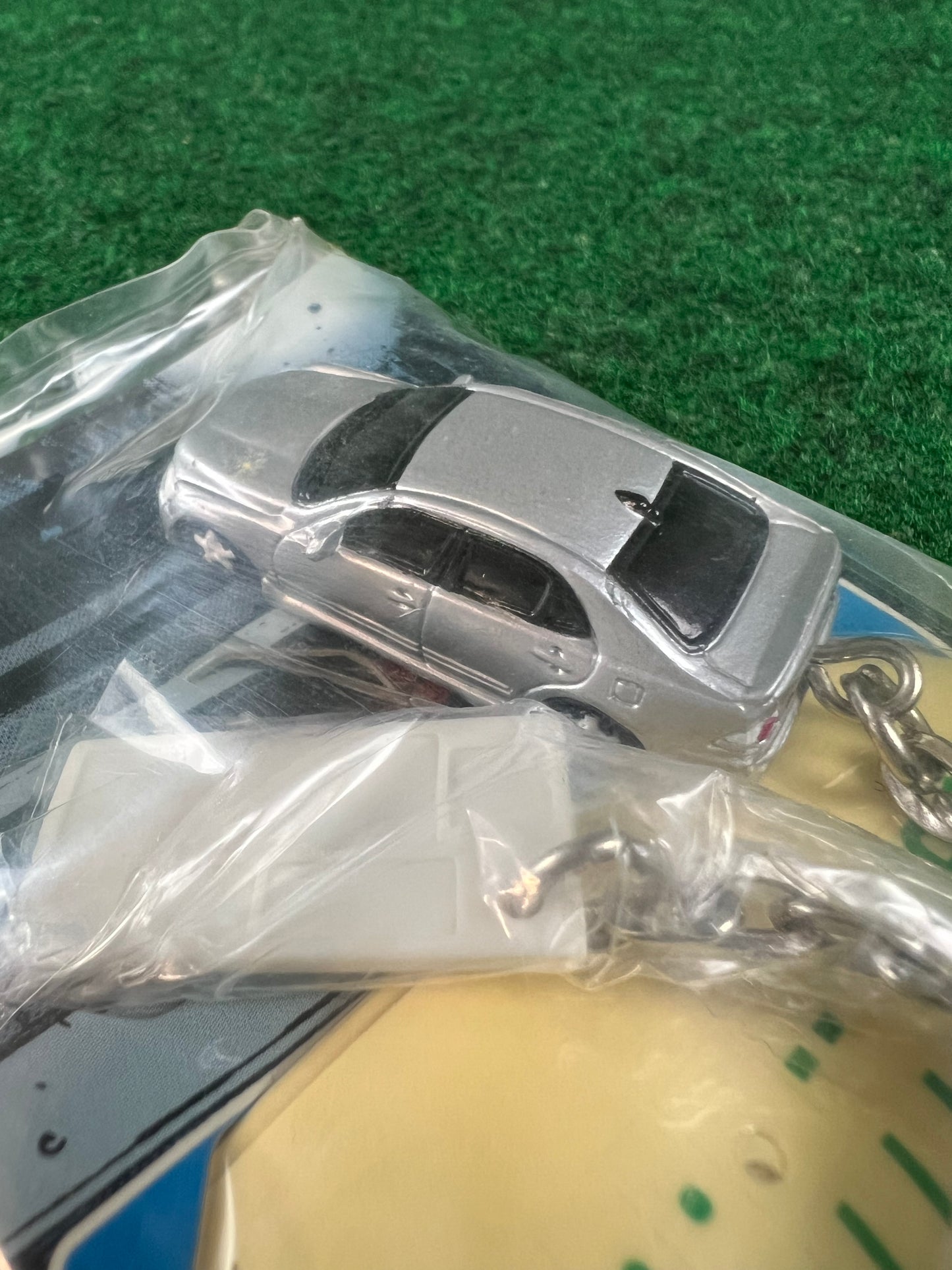 Initial D - Toyota Altezza with License Plate and Numbers Charm Keychain