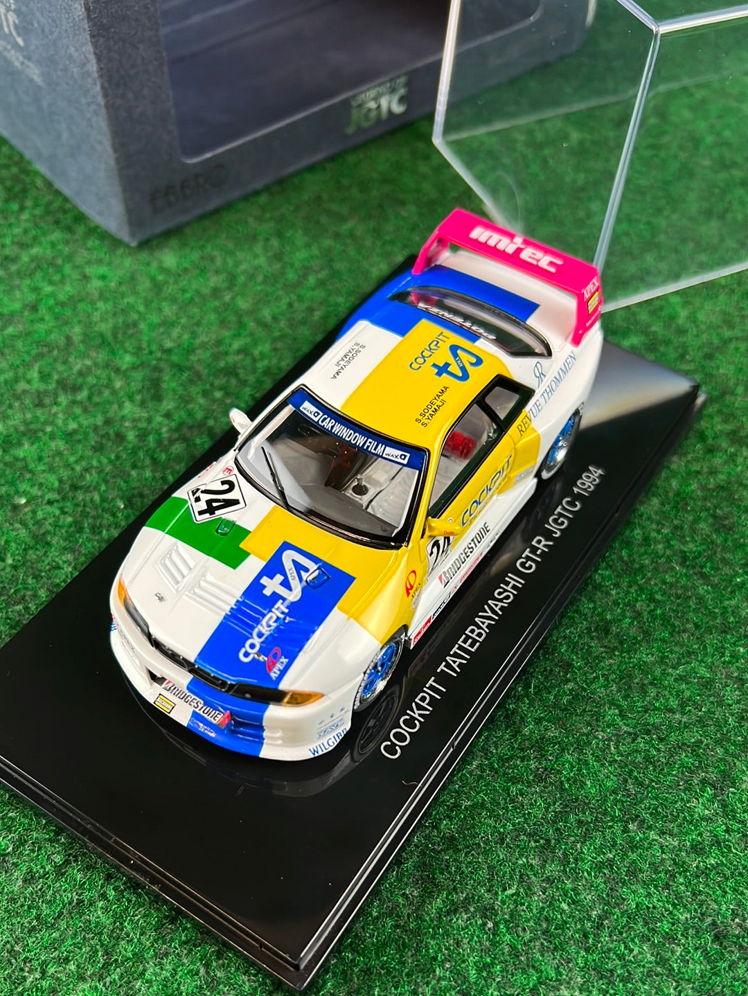EBBRO JGTC Legends Cockpit 1994 Nissan Skyline R32 GTR 1/43 Scale Diecast