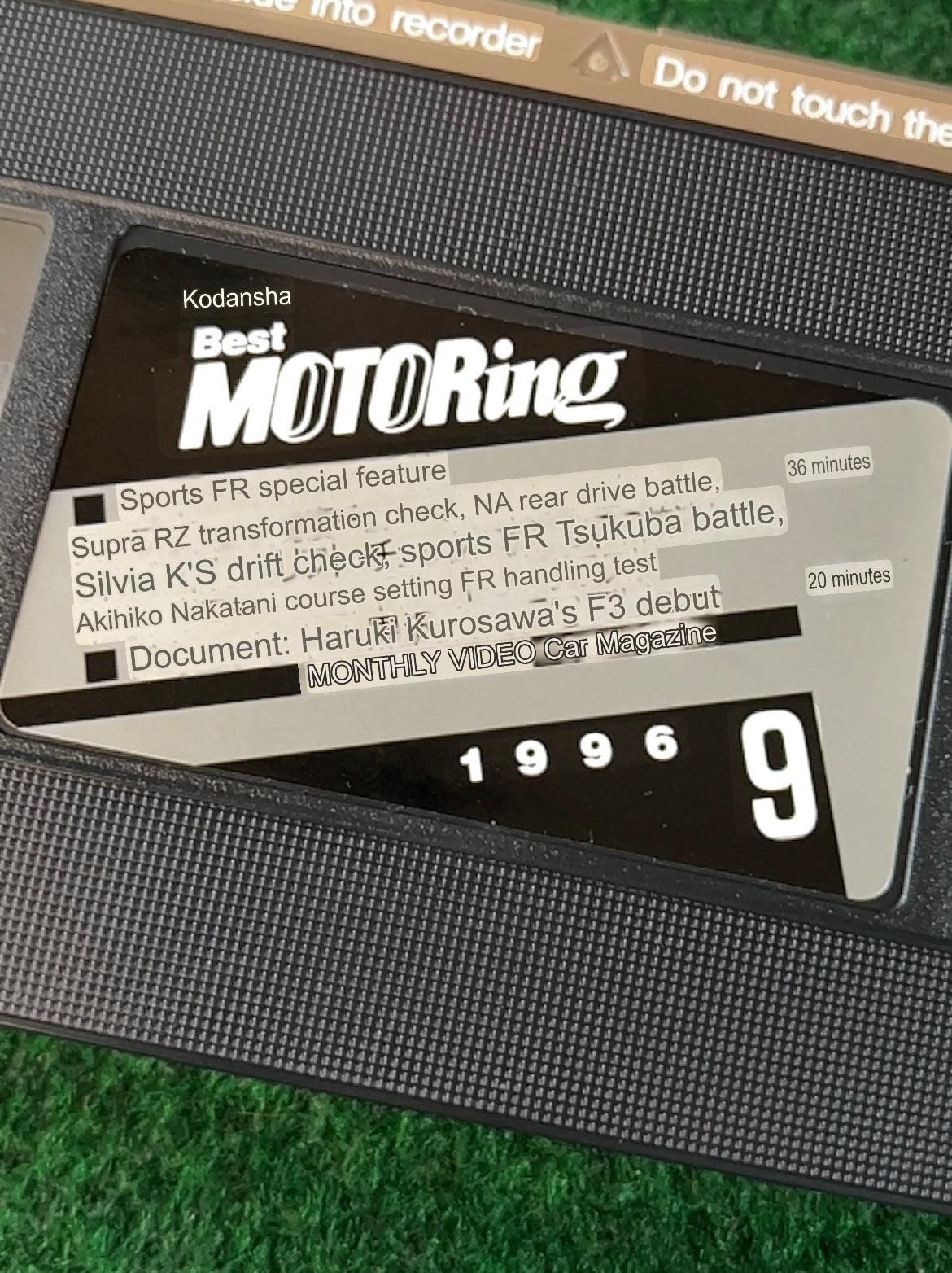 Best Motoring VHS - September & October 1996