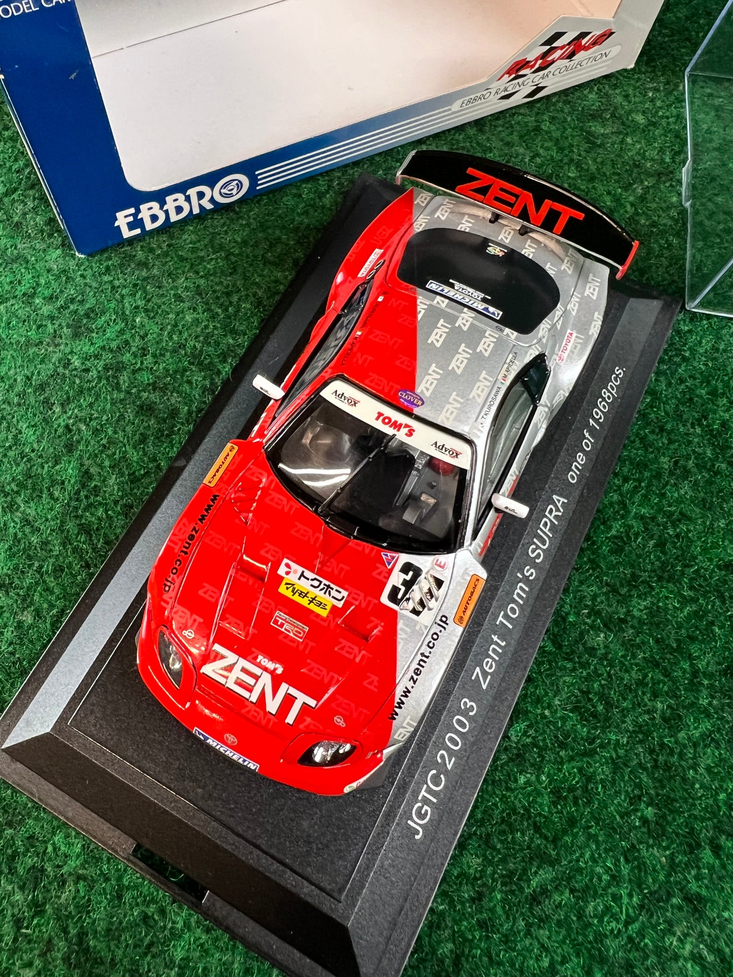 EBBRO - 2003 Zent Tom's Toyota Supra 1/43 Scale Diecast