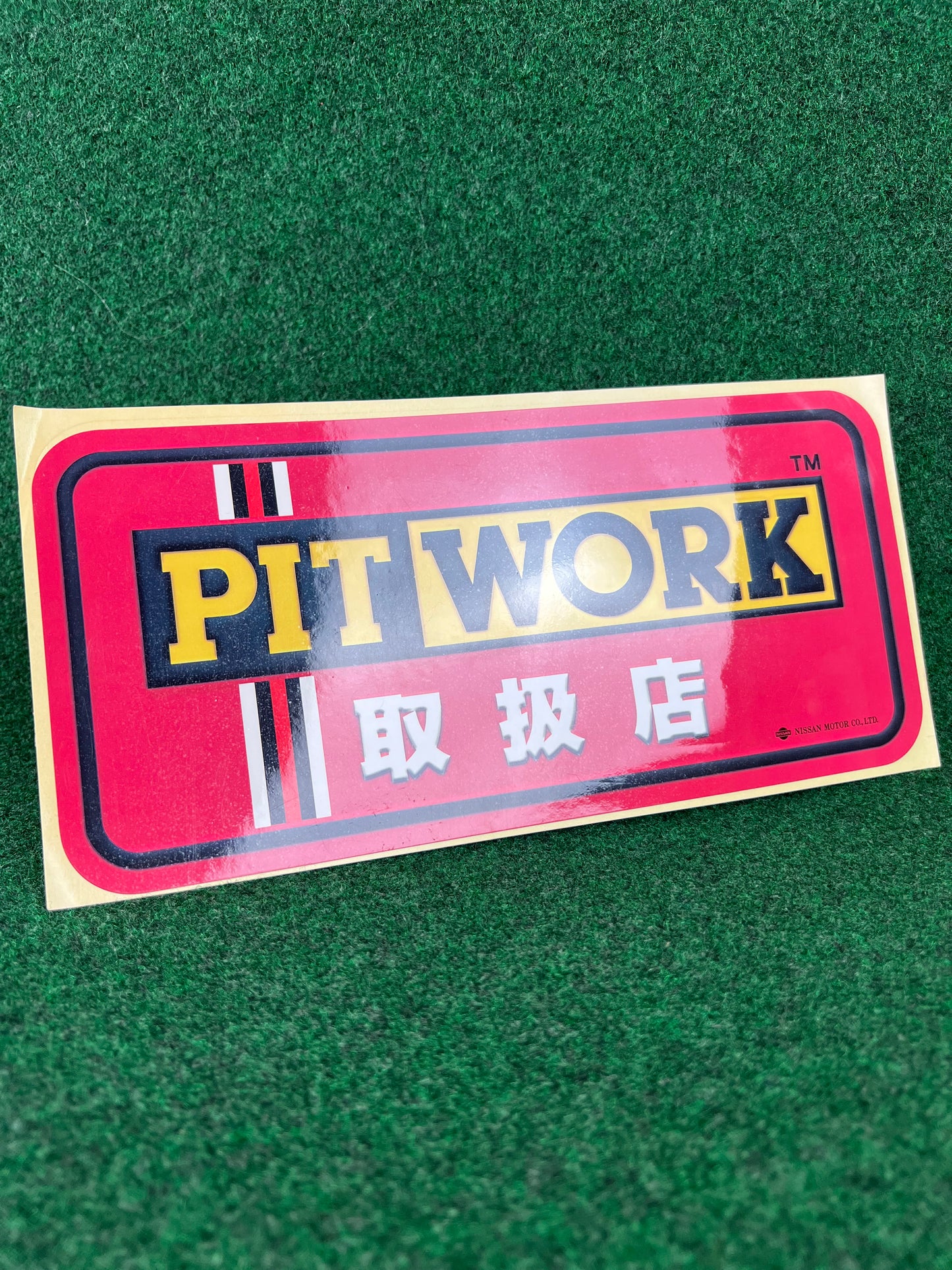 PITWORK Stores(1) - Nissan Service and Parts Retail Display Sticker