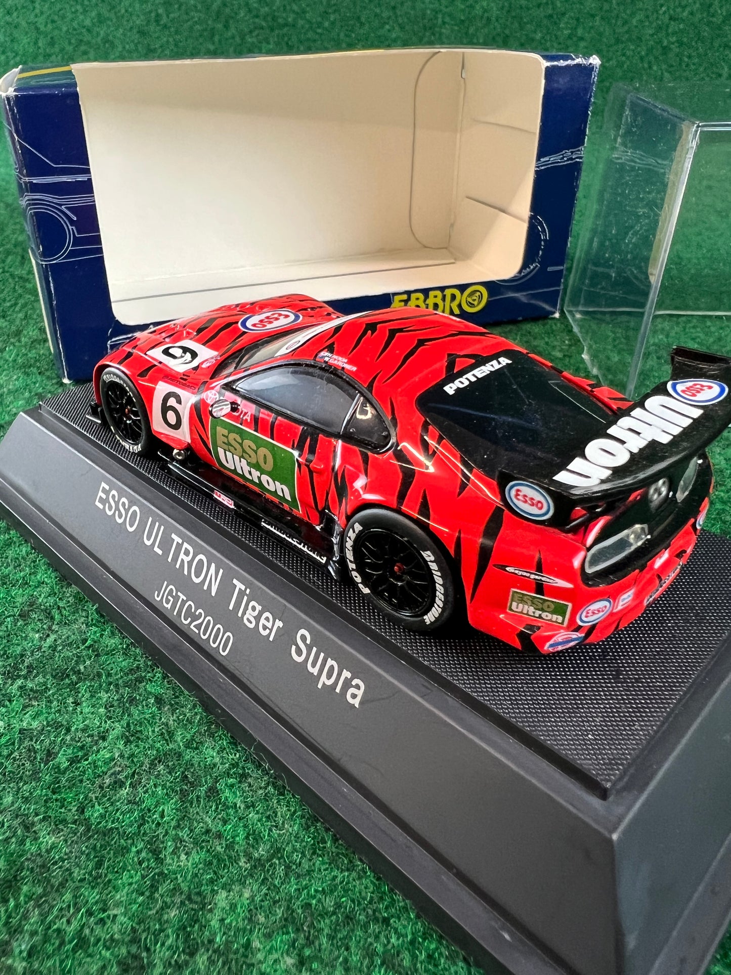 EBBRO Trendies ESSO Ultron Toyota Supra 2000 (Red & Black) 1/43 Scale Diecast