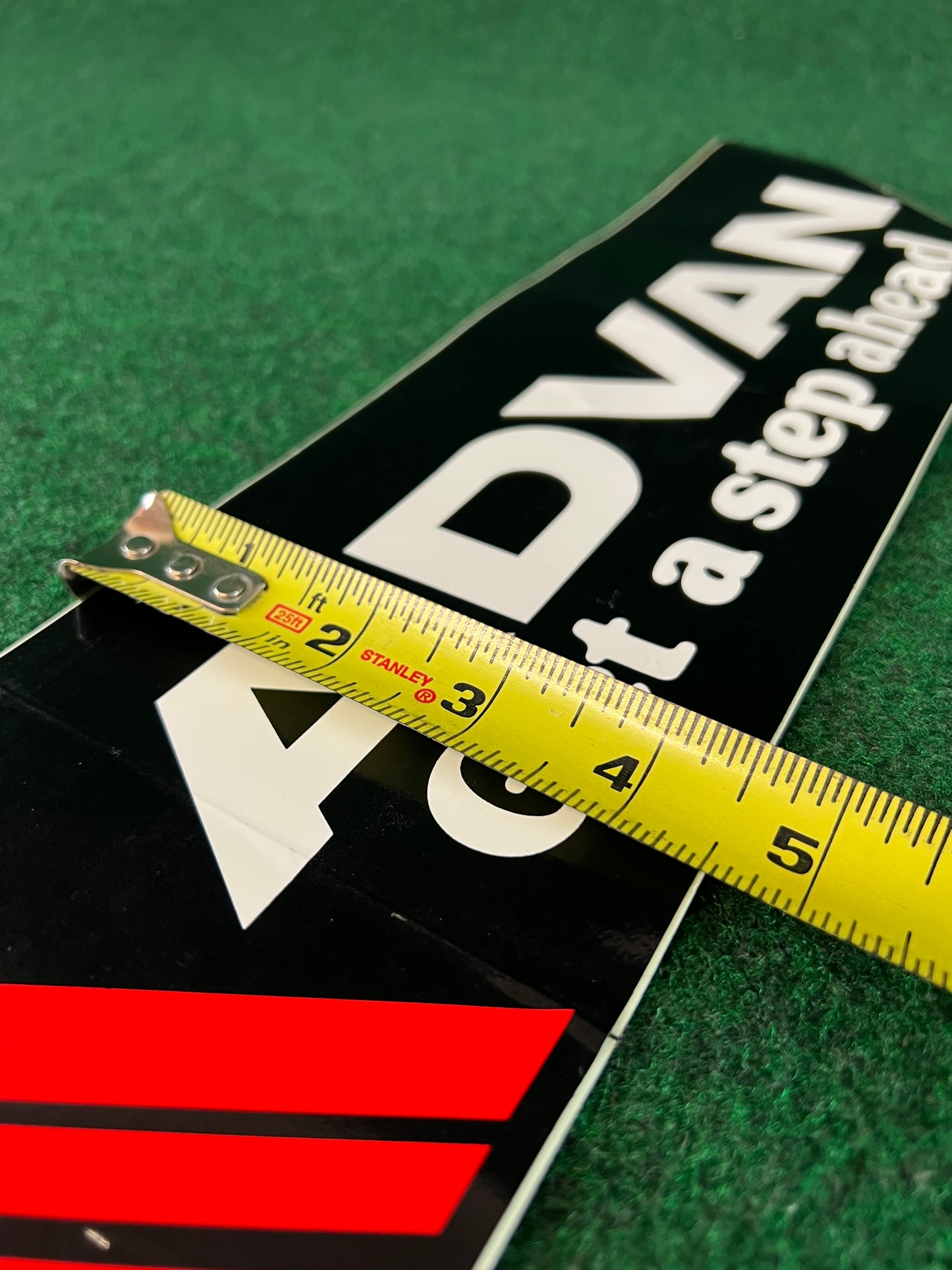 ADVAN Tires “Get a step ahead”Old Logo - Vintage Large Sticker