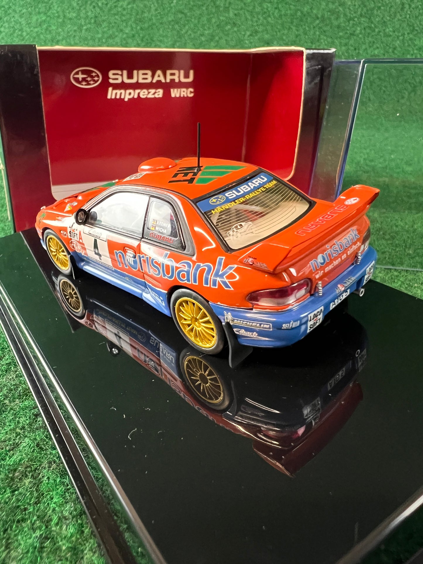 Auto Art - Subaru Impreza GC8 WRC 2001 Norisbank Rally Car 1/43 Scale Diecast