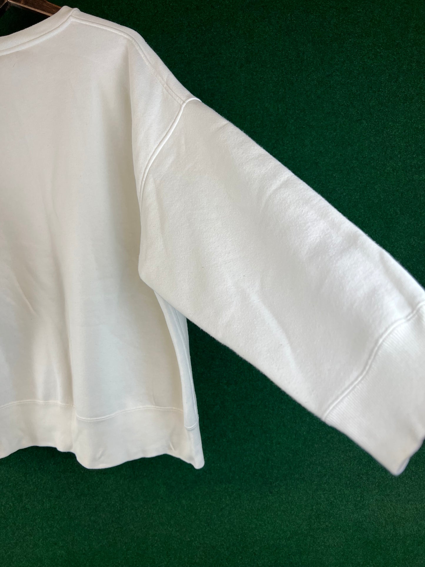 Origin Labo - White Crewneck Sweatshirt