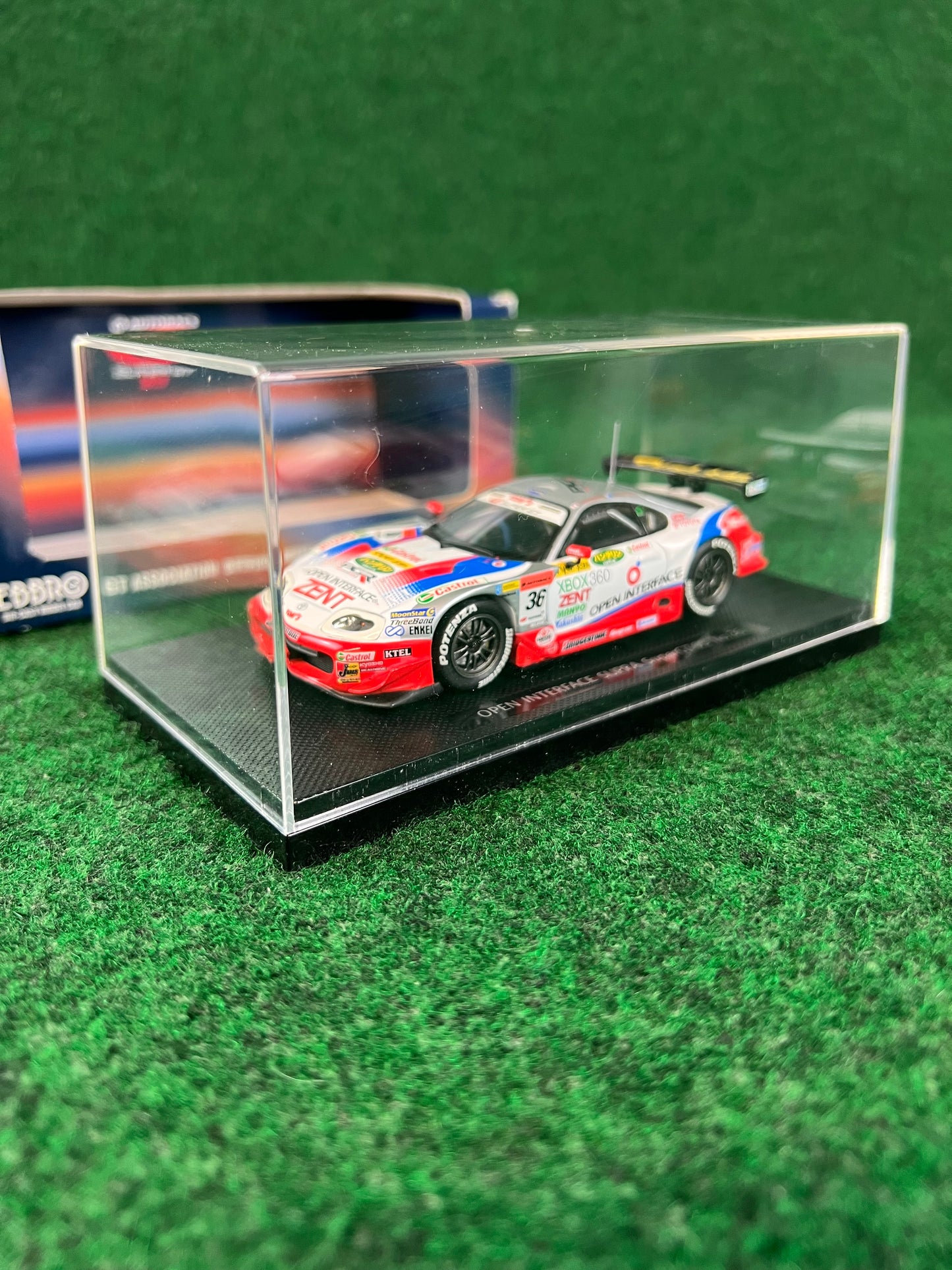 EBBRO 2005 SuperGT Open Interface Toyota Supra 1/43 Scale Diecast