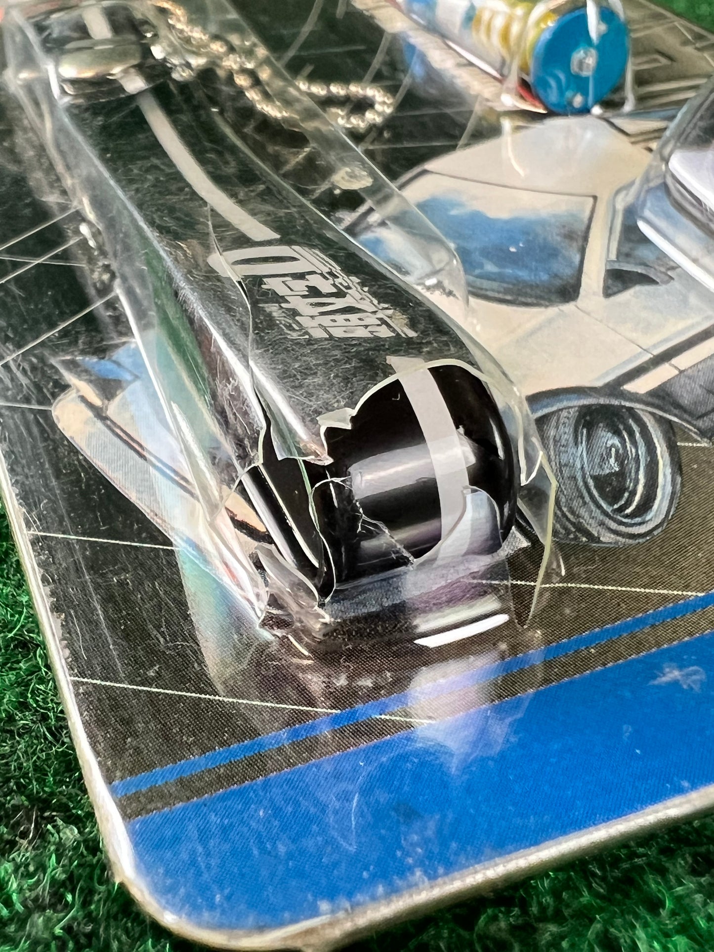 Initial D - Black Gauges, Coilover and Strap Keychain