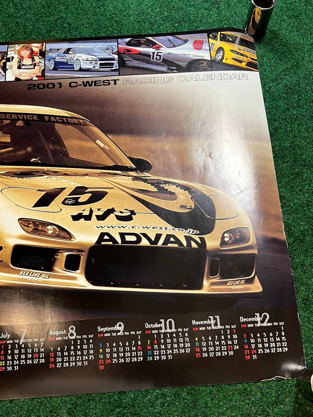CWEST - 2001 Racing (Mazda RX7) Calendar Poster