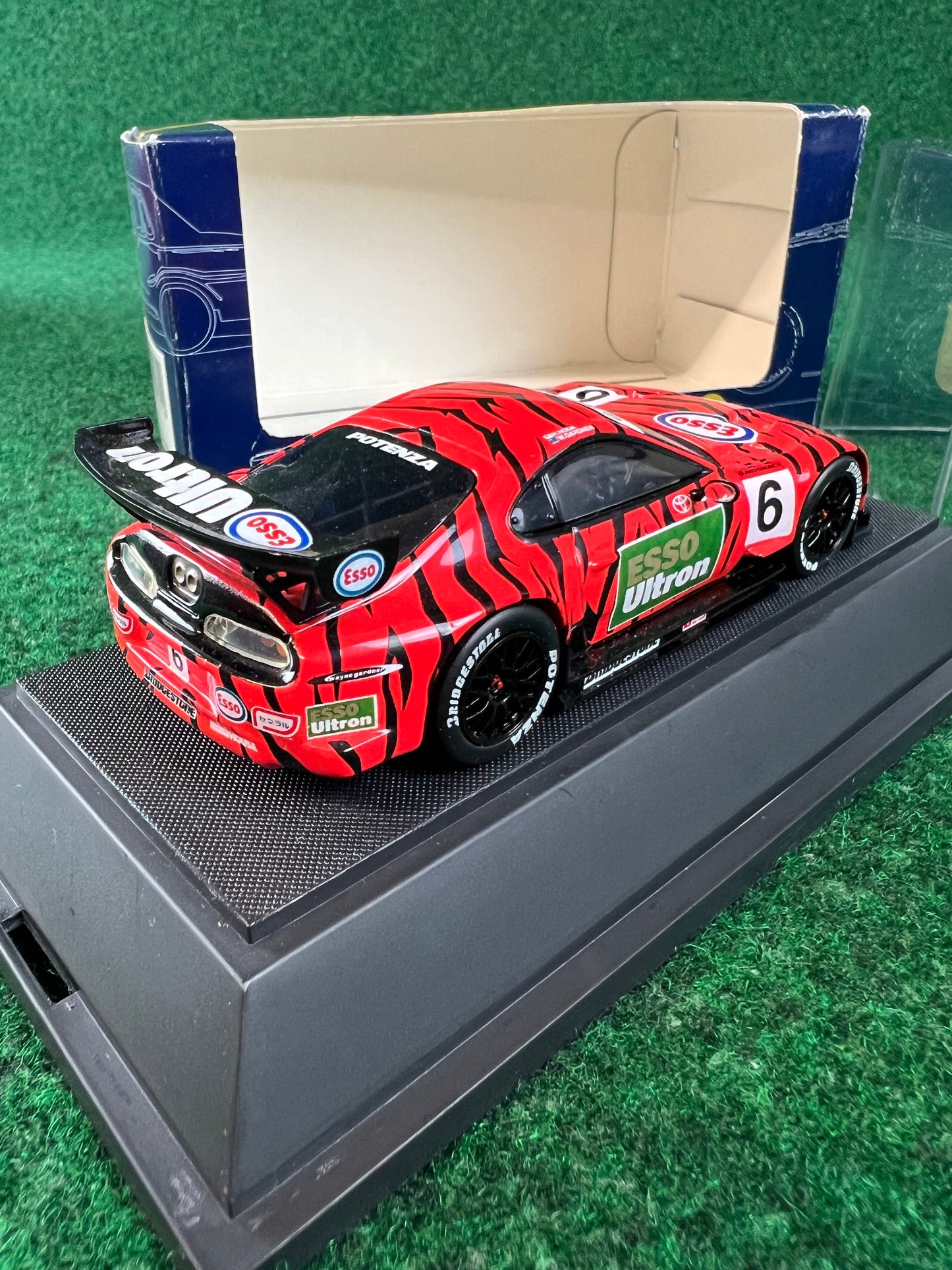 EBBRO Trendies ESSO Ultron Toyota Supra 2000 (Red & Black) 1/43 Scale Diecast