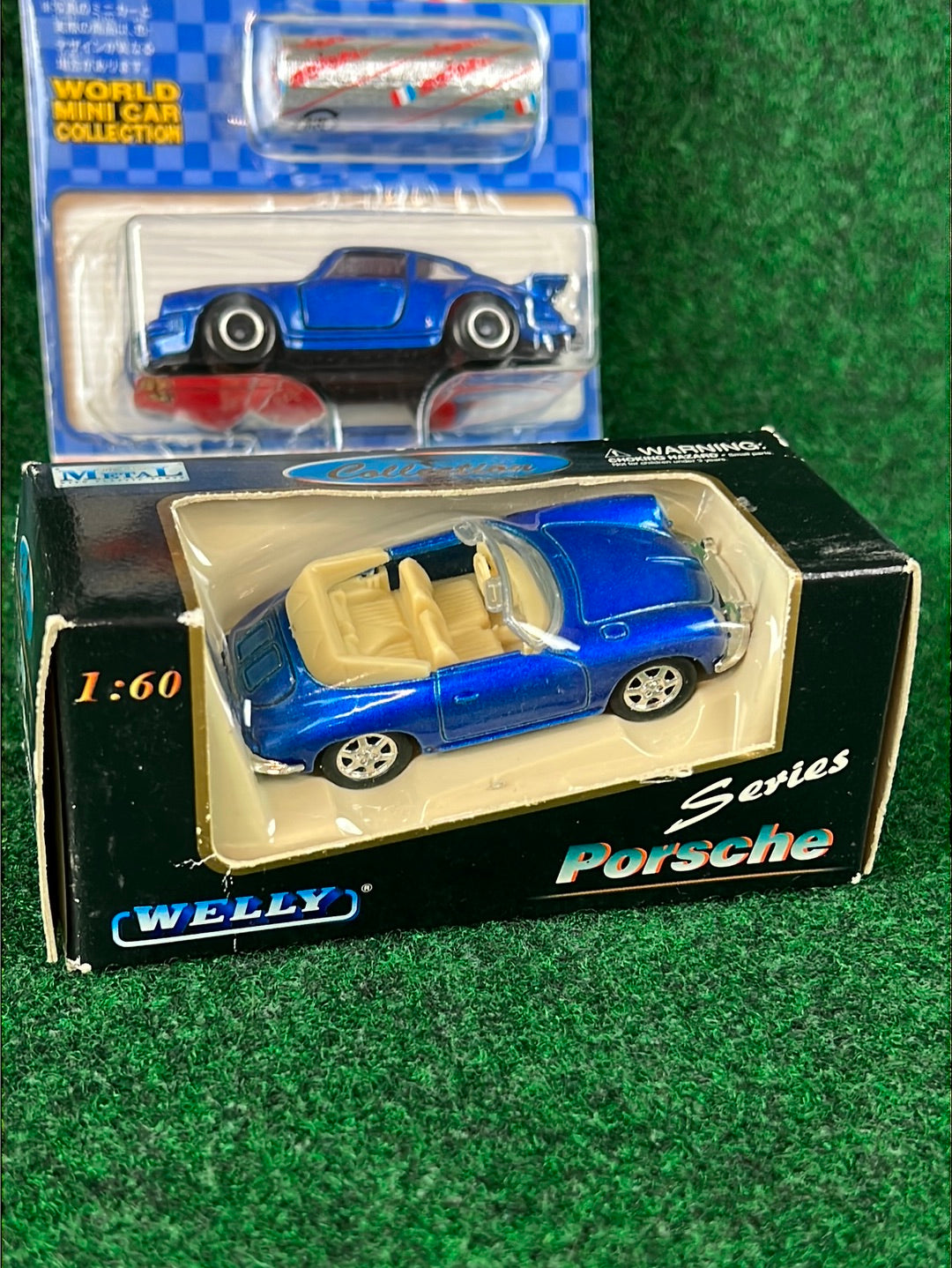 majorette & Welly - Porsche 911 Turbo & 356 Toy Car Set