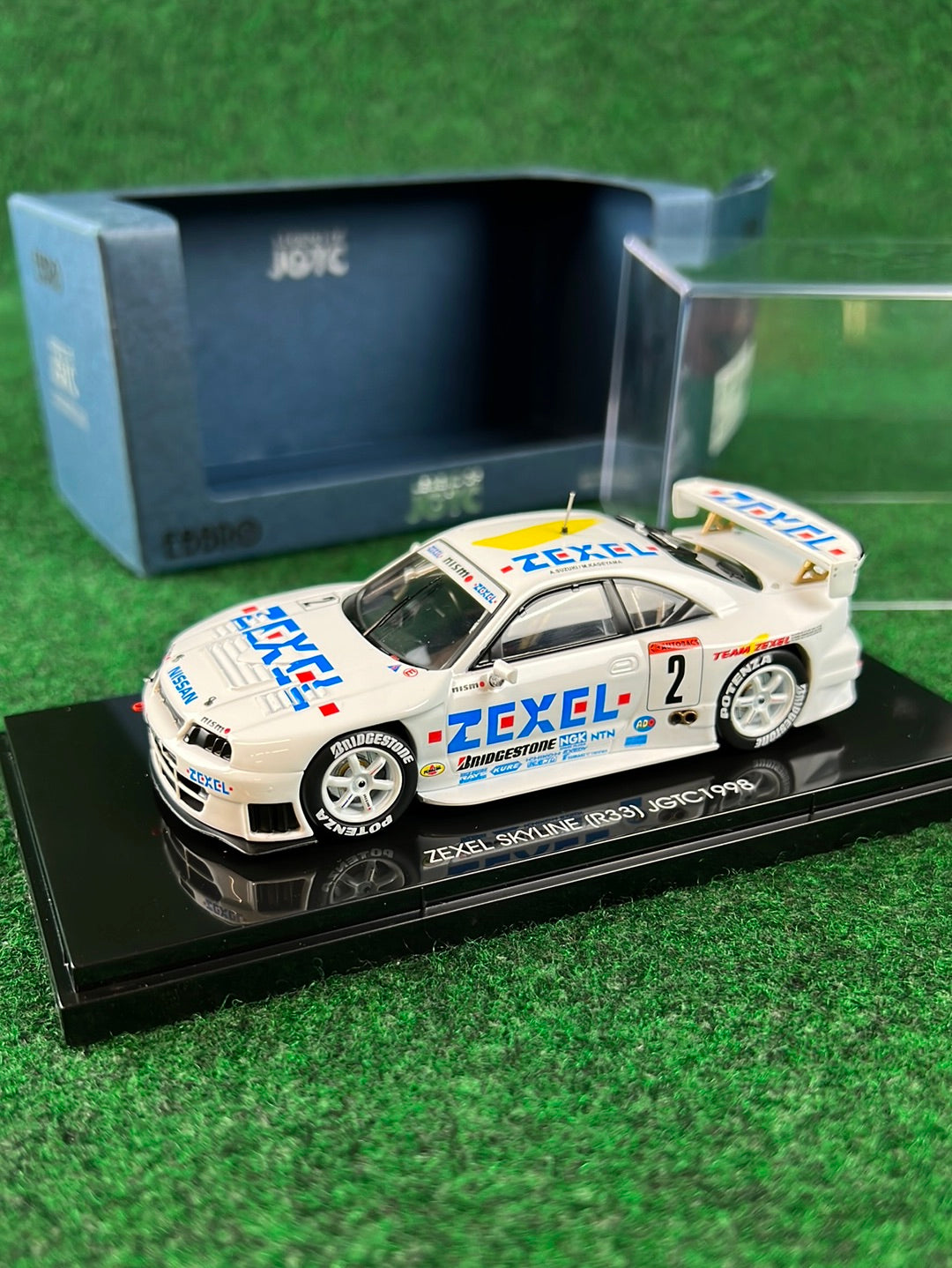 EBBRO Legends of JGTC ZEXEL Nissan Skyline R33 GTR Diecast