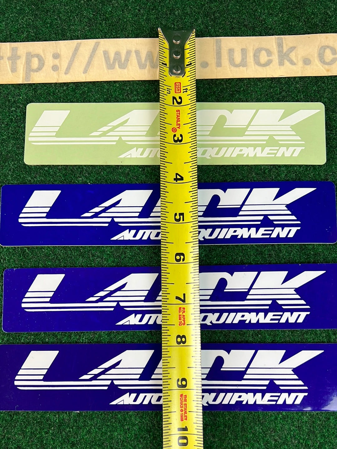LUCK Auto Equipment Sticker Set of 5