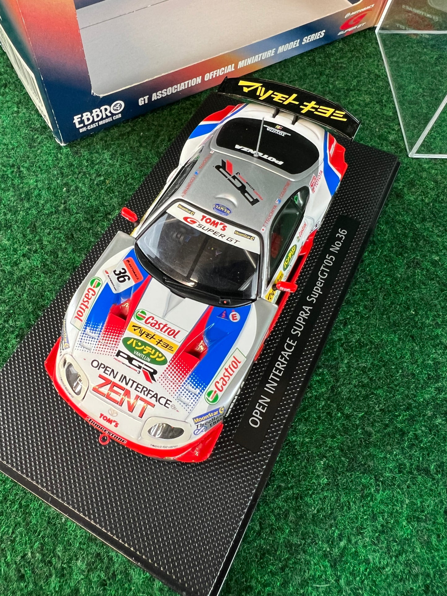 EBBRO 2005 SuperGT Open Interface Toyota Supra 1/43 Scale Diecast