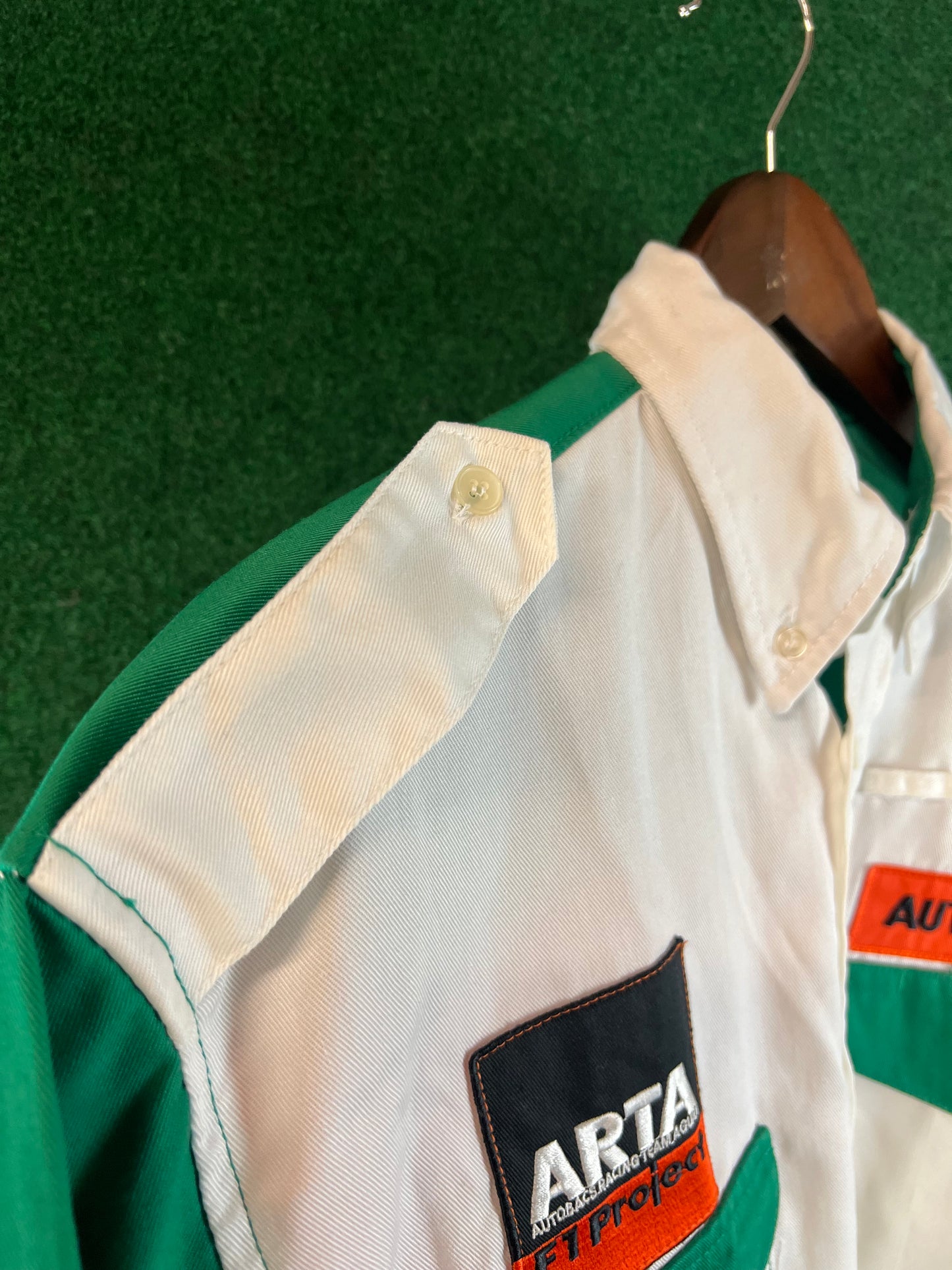Autobacs ARTA F1 Project Vintage Workwear Long Sleeve Buttondown Shirt