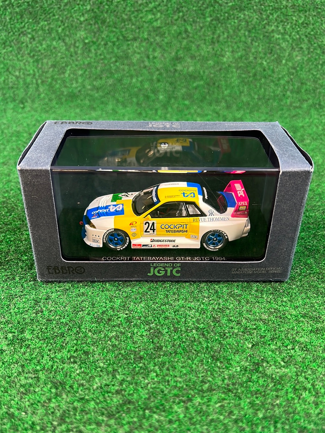 EBBRO JGTC Legends Cockpit 1994 Nissan Skyline R32 GTR 1/43 Scale Diecast