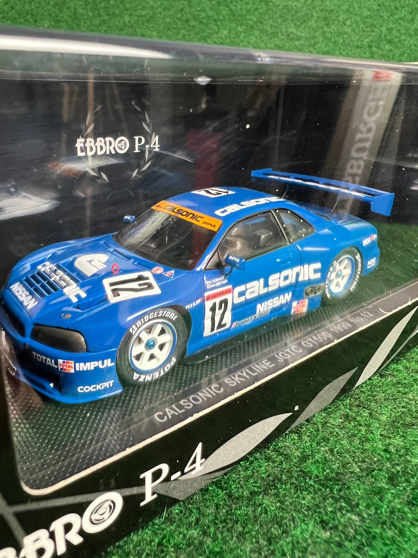 EBBRO P-4 - JGTC 1999 Calsonic Nissan Skyline R34 GTR 1/43 Scale Diecast
