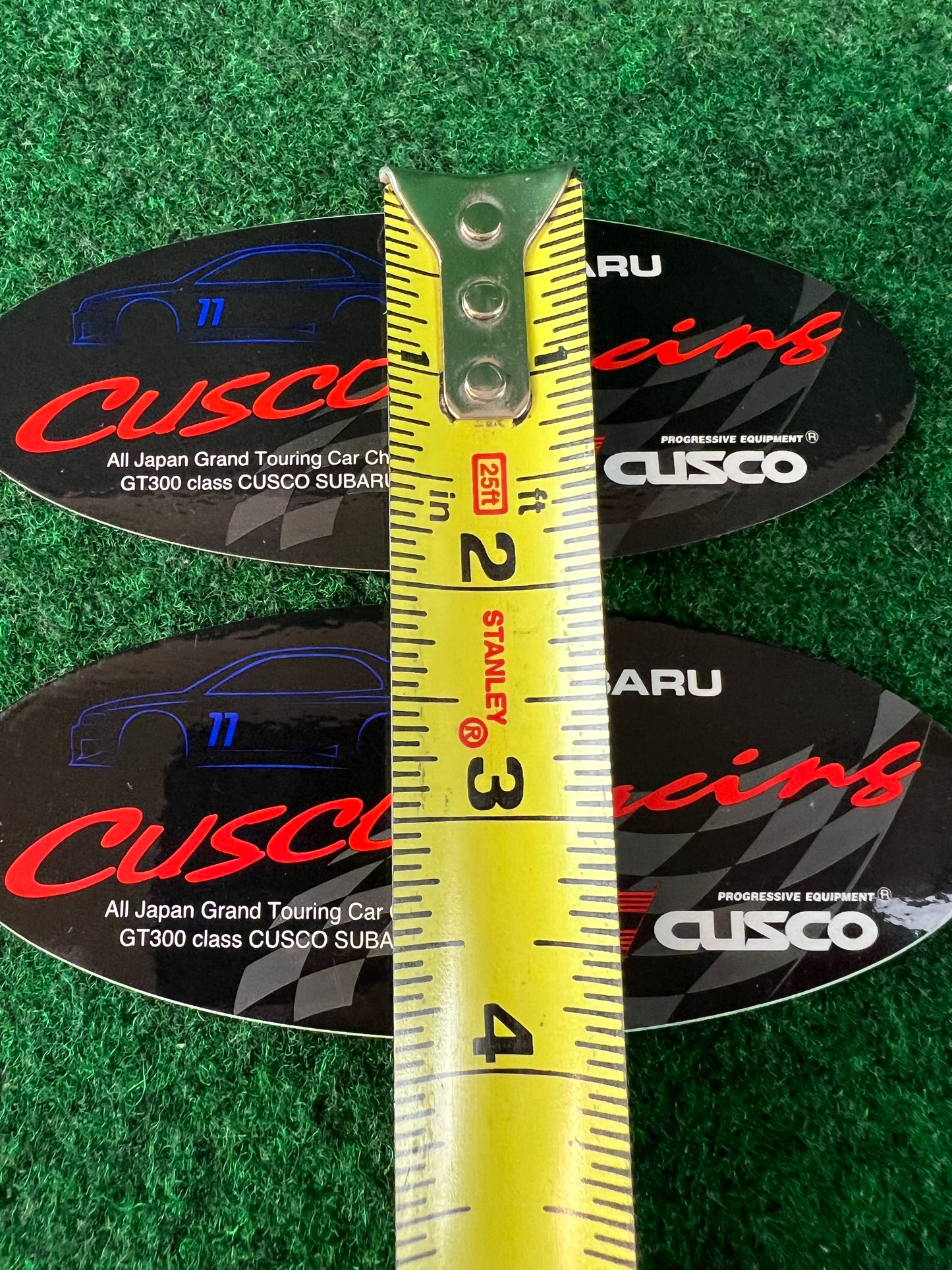 CUSCO - JGTC Subaru Impreza GC8 WRX Black Oval Sticker Set