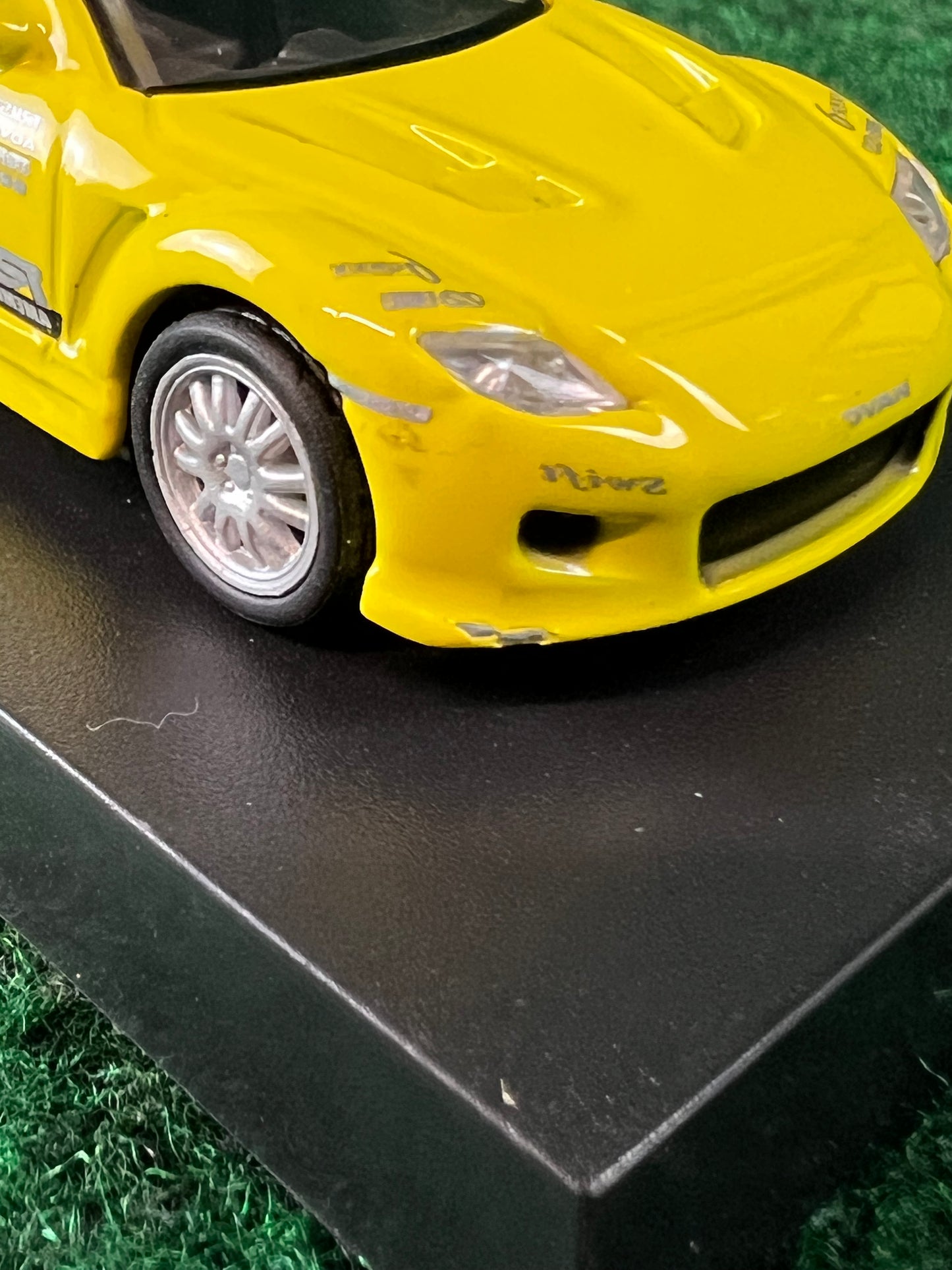 Aoshima - Option RE Amemiya Mazda RX-8 (Yellow) 1/64 Scale Diecast Car