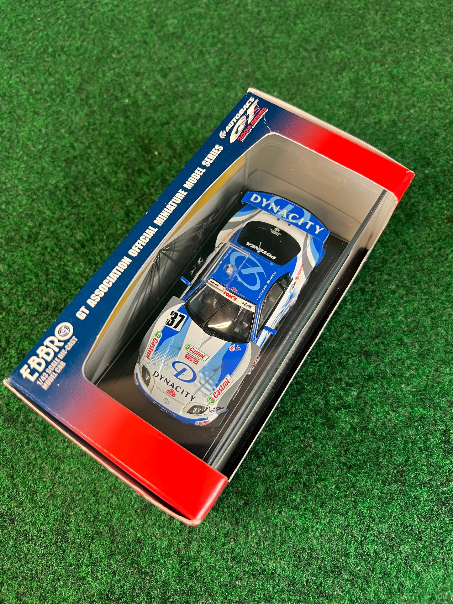 EBBRO - 2004 JGTC Dynacity Tom's Toyota Supra 1/43 Scale Diecast