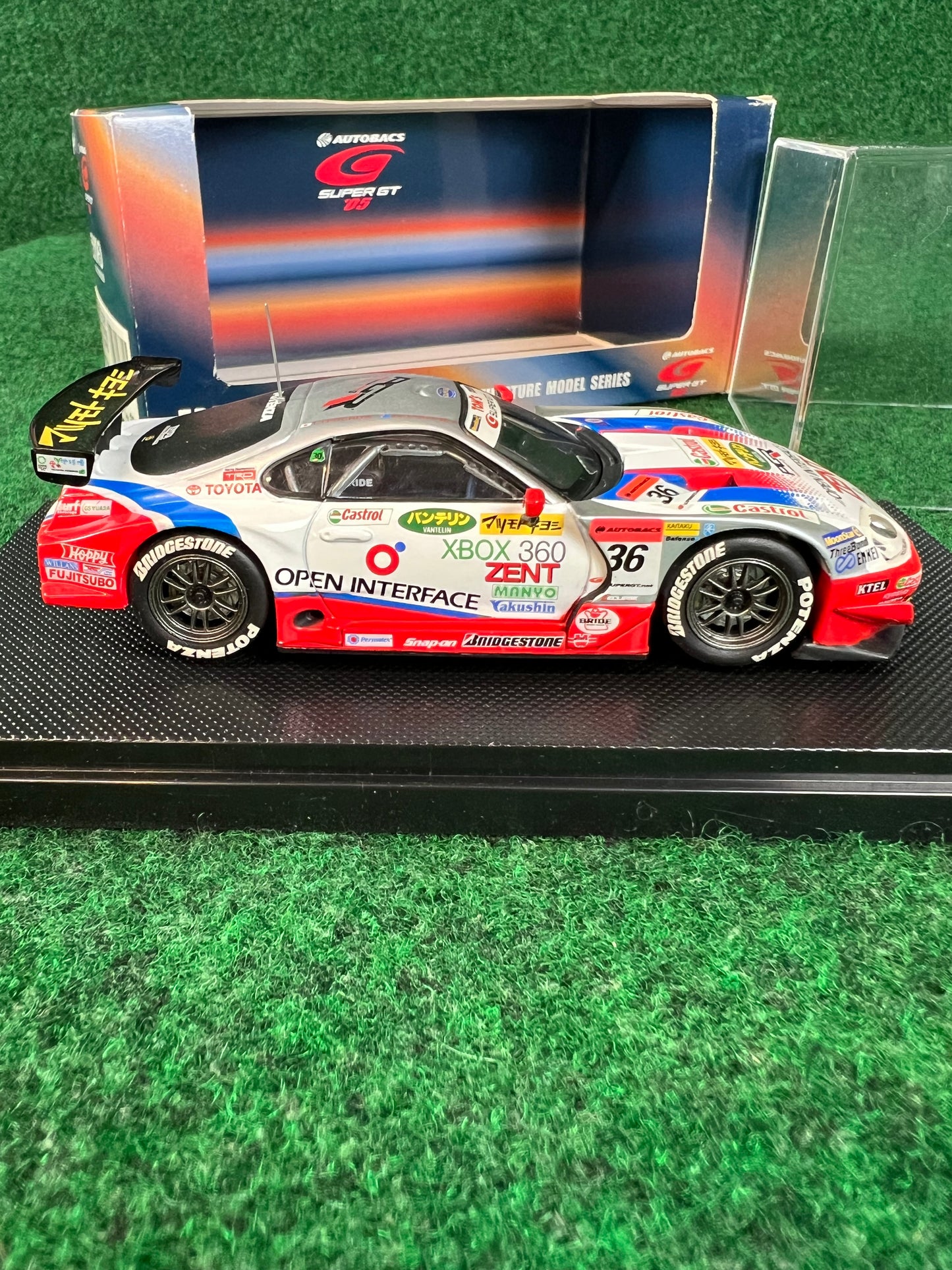 EBBRO 2005 SuperGT Open Interface Toyota Supra 1/43 Scale Diecast