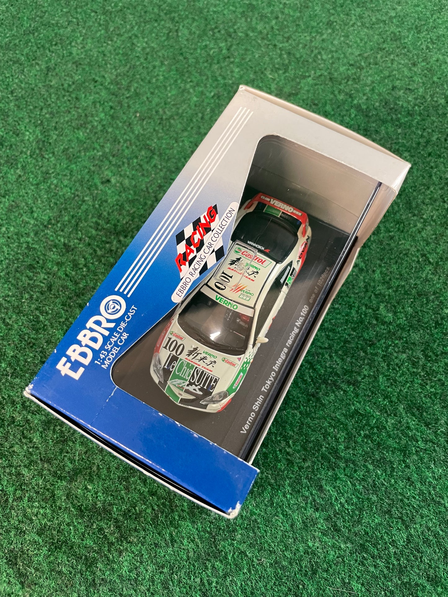 EBBRO Racing Car Collection - Verno Shin Tokyo Honda Integra Type R DC5 1/43 Scale Diecast