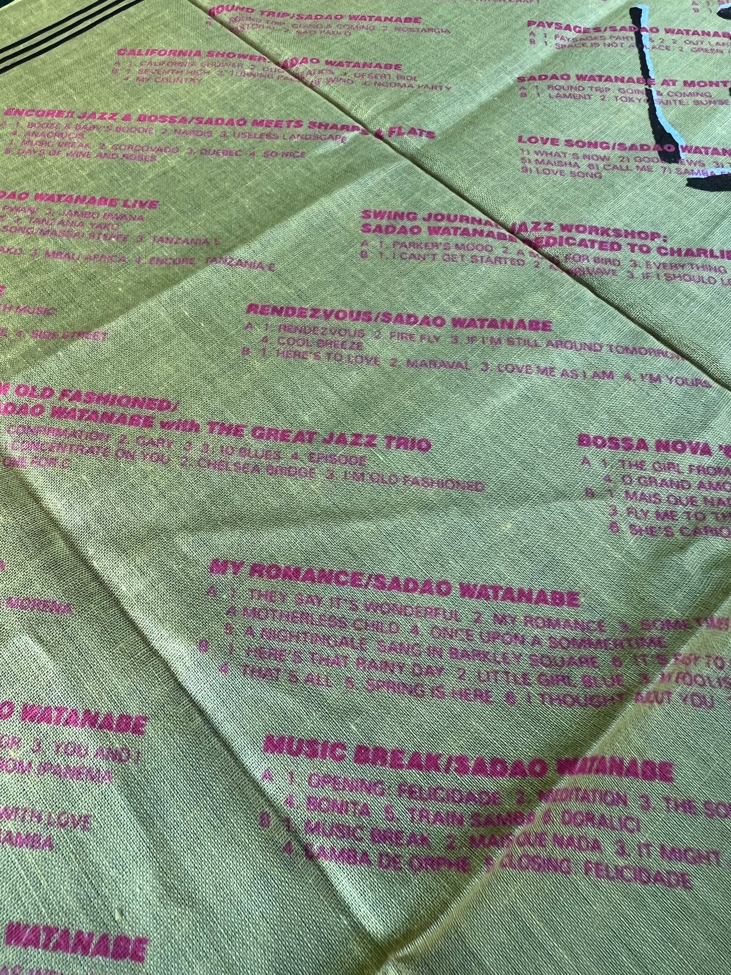 Nissan Laurel - Sadao Watanabe Promotional Bandana Handkerchief