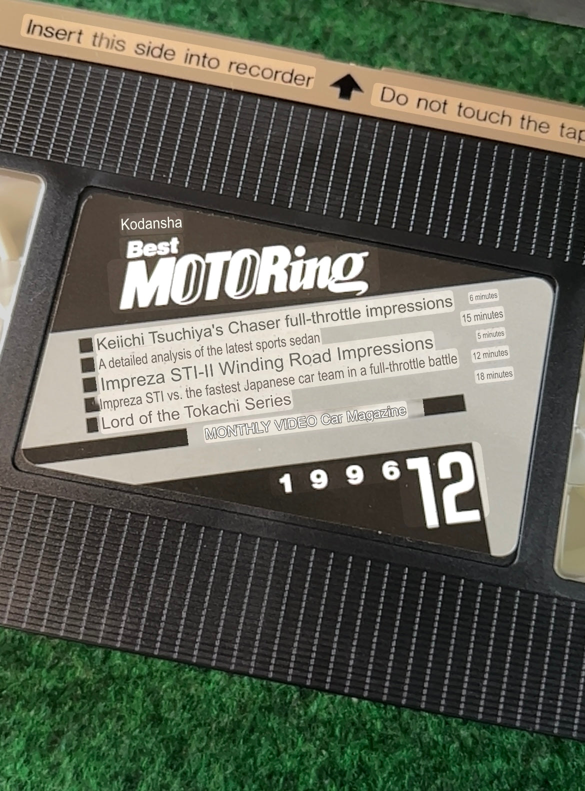 Best Motoring VHS - November & December 1996