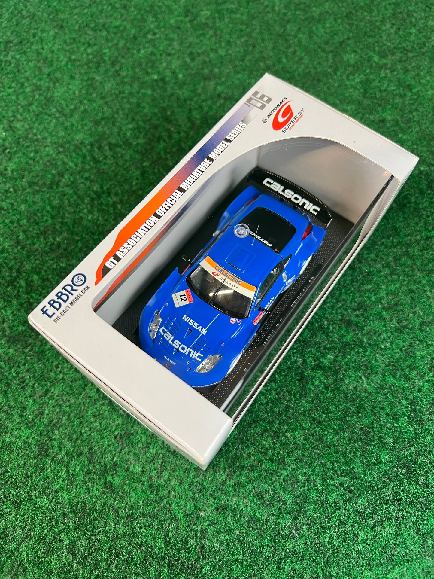 EBBRO Super GT 2006 Calsonic IMPUL Nissan Fairlady Z 1/43 Scale Diecast