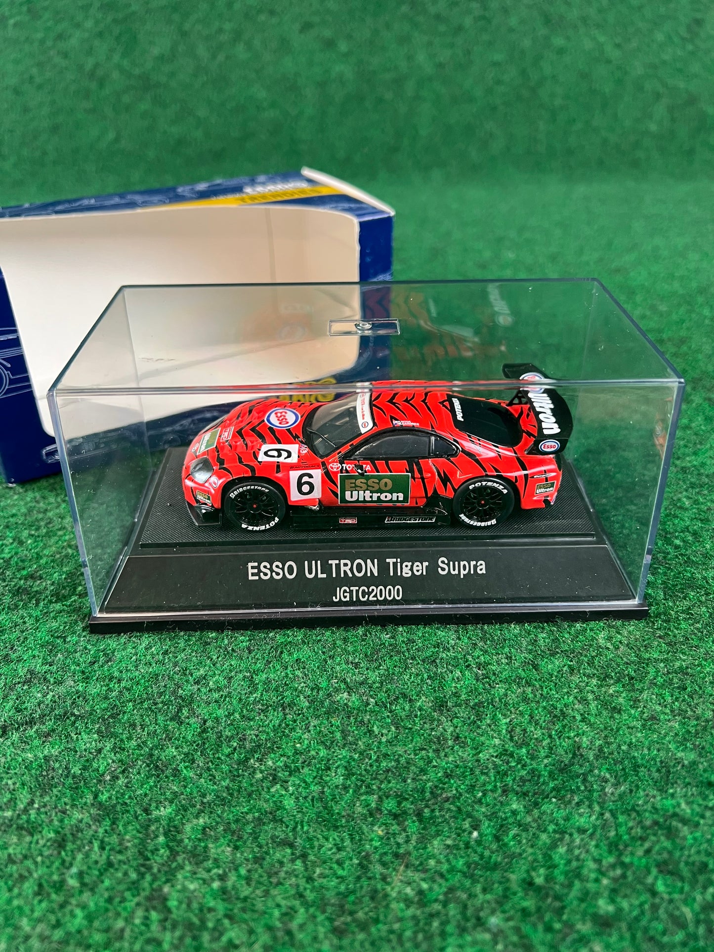 EBBRO Trendies - ESSO Ultron Toyota Supra 2000 (Red & Black) 1/43 Scale Diecast