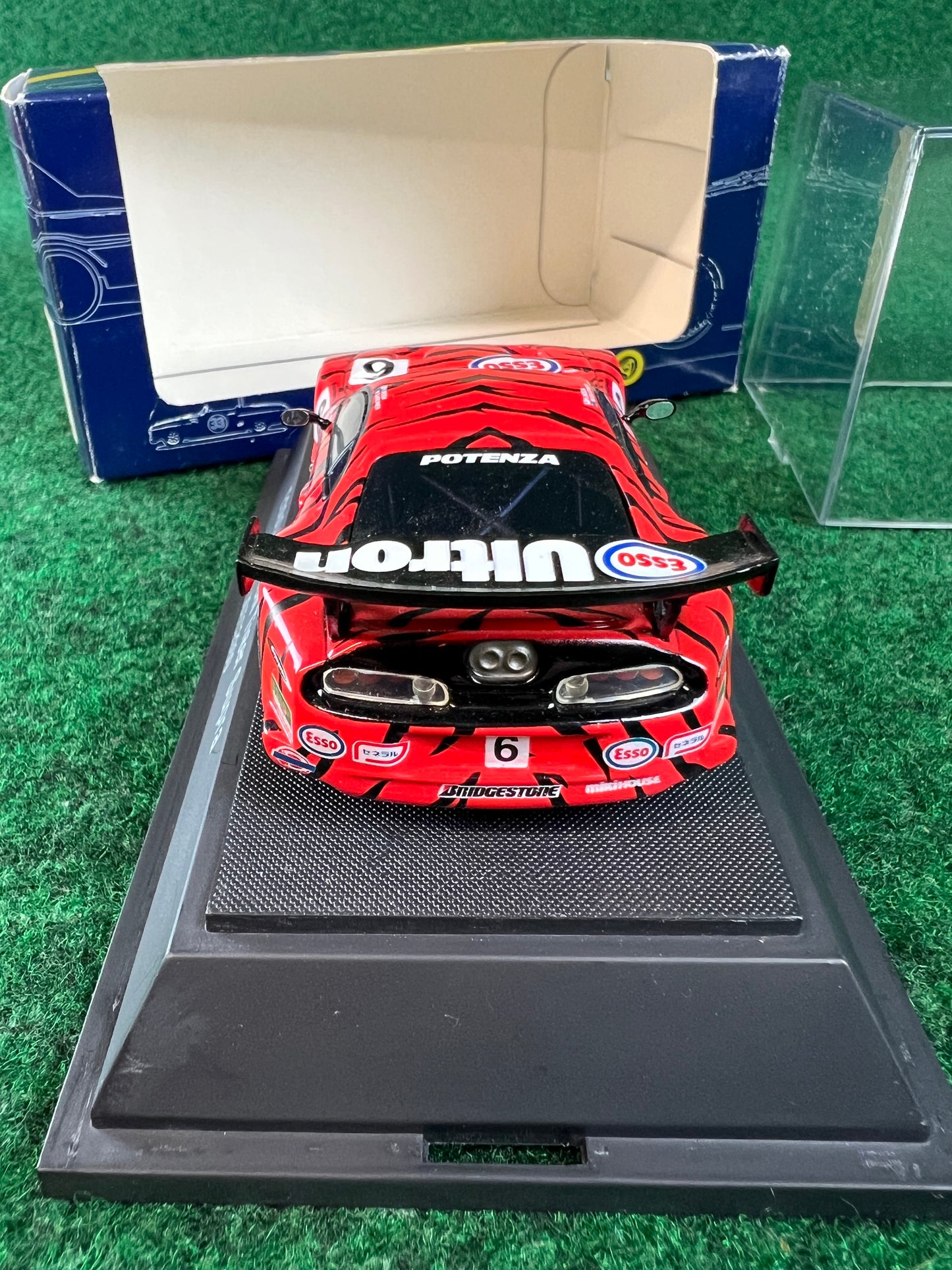 EBBRO Trendies ESSO Ultron Toyota Supra 2000 (Red & Black) 1/43 Scale Diecast