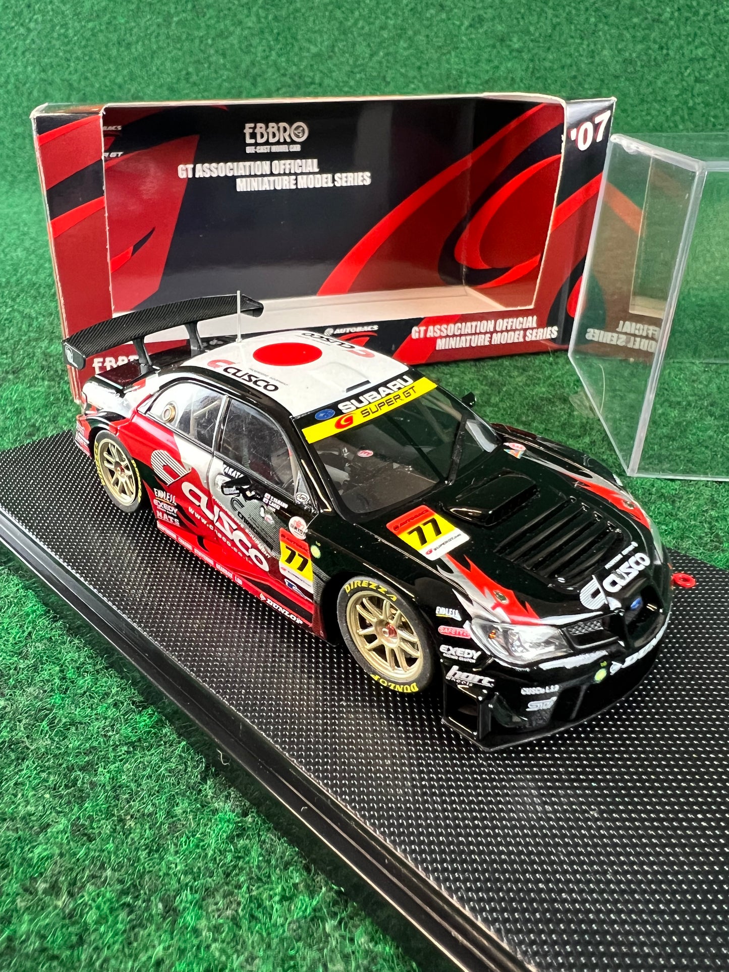 EBBRO SuperGT 2007 #77 Cusco Dunlop Subaru Impreza WRX STI 1/43 Scale Diecast