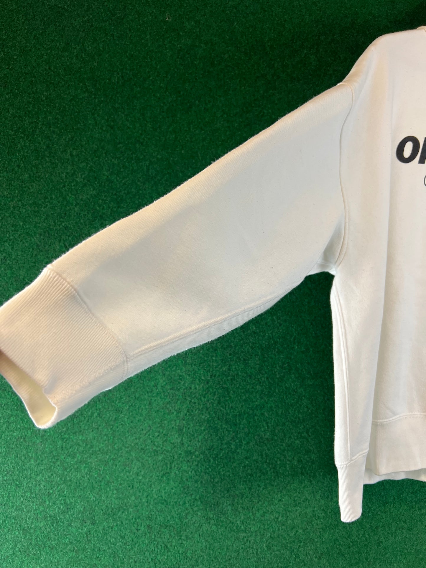 Origin Labo - White Crewneck Sweatshirt